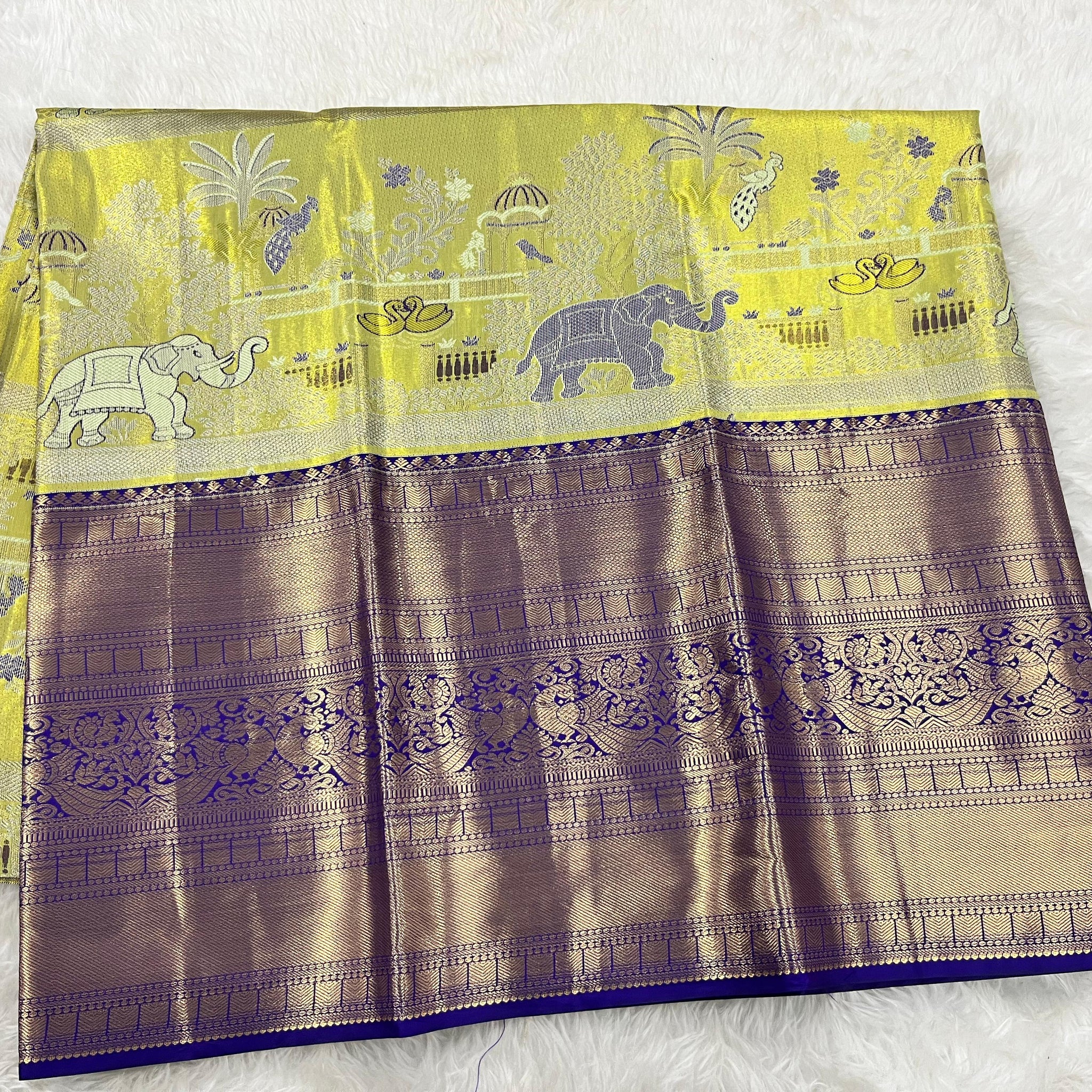 (5–10 Year) Lehenga – Unstitched (Blouse + Material)