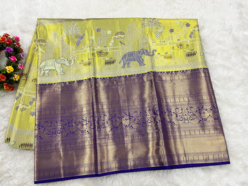 (5–10 Year) Lehenga – Unstitched (Blouse + Material)