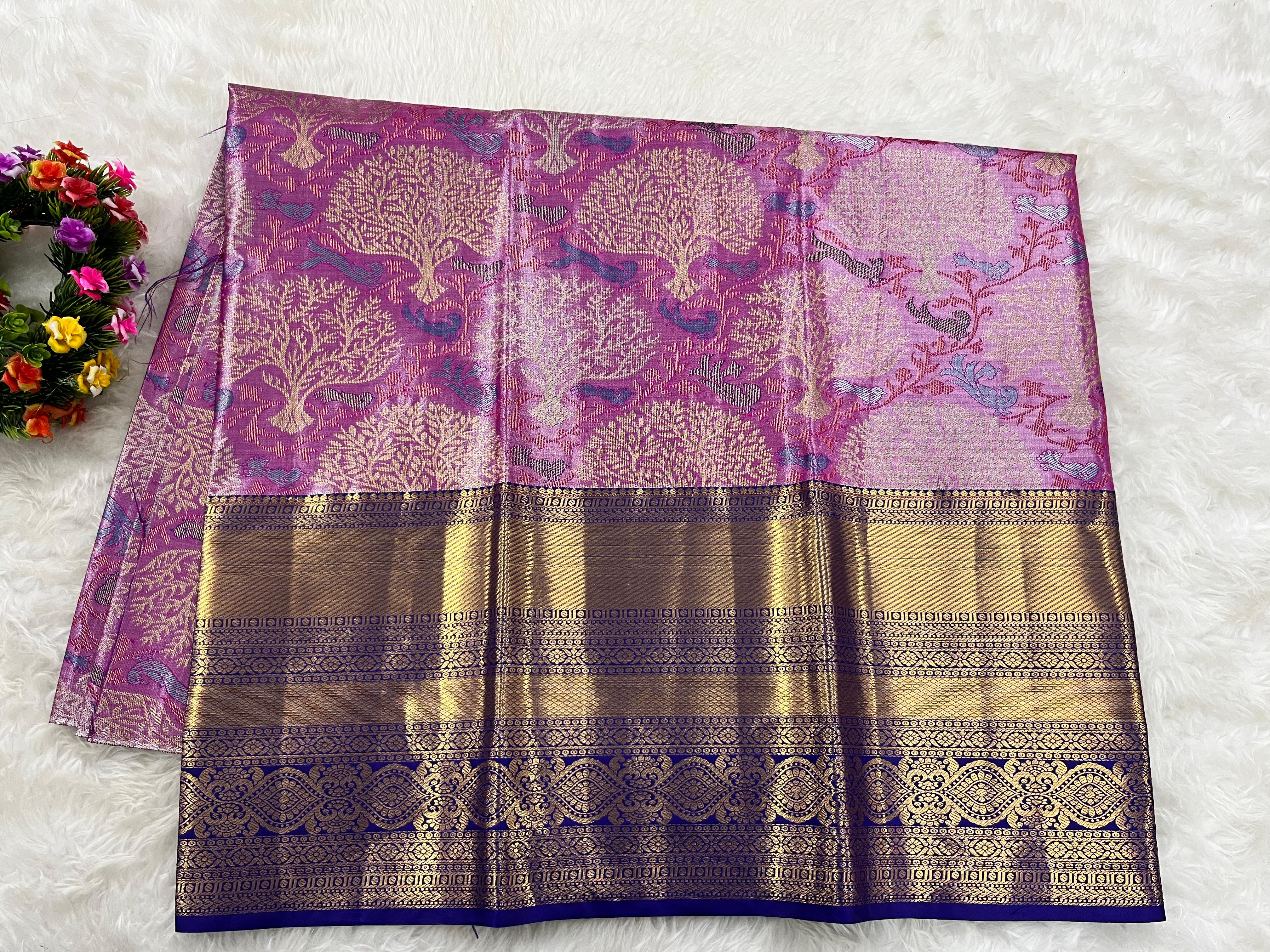 (5–10 Year) Lehenga – Unstitched (Blouse + Material)