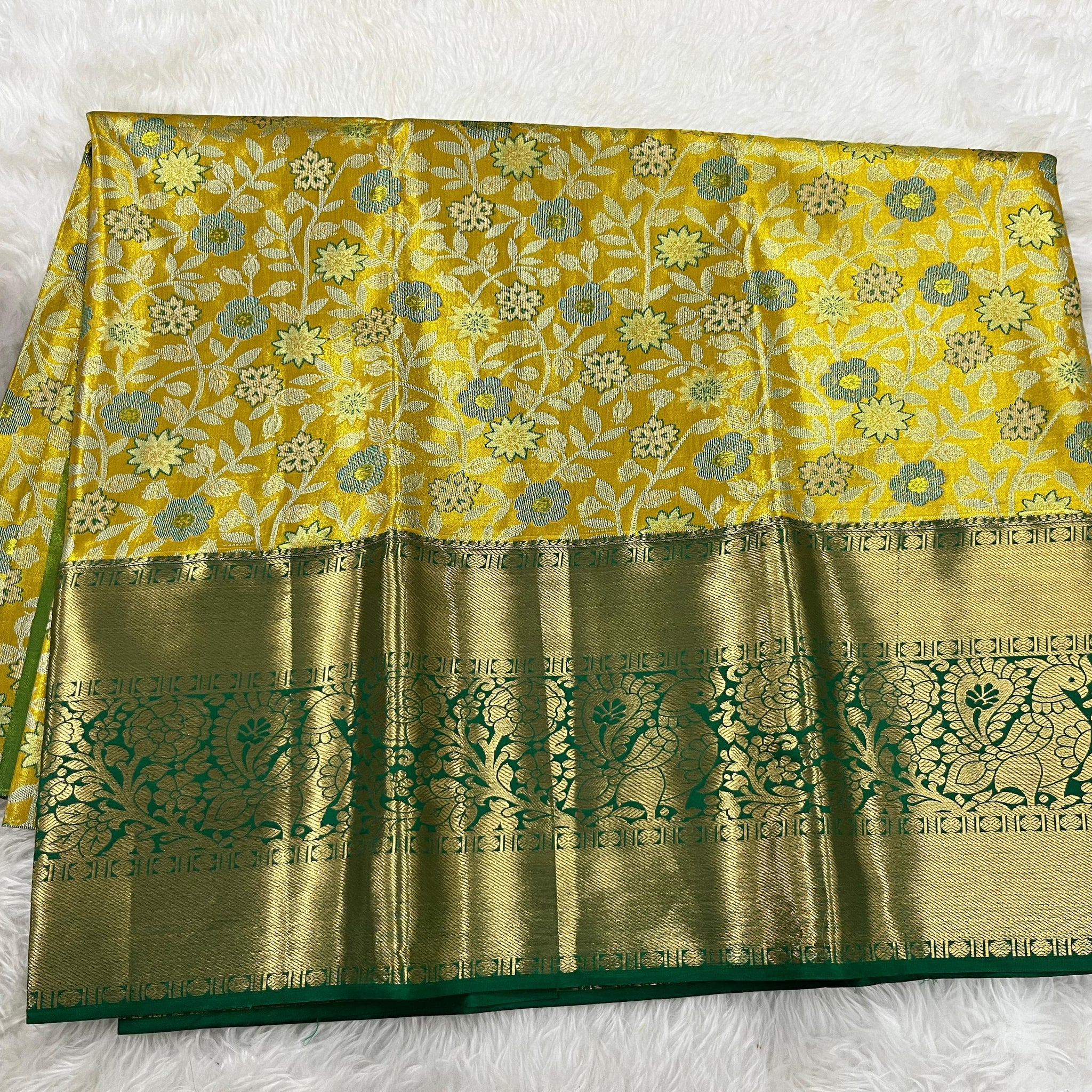 (5–10 Year) Lehenga – Unstitched (Blouse + Material)