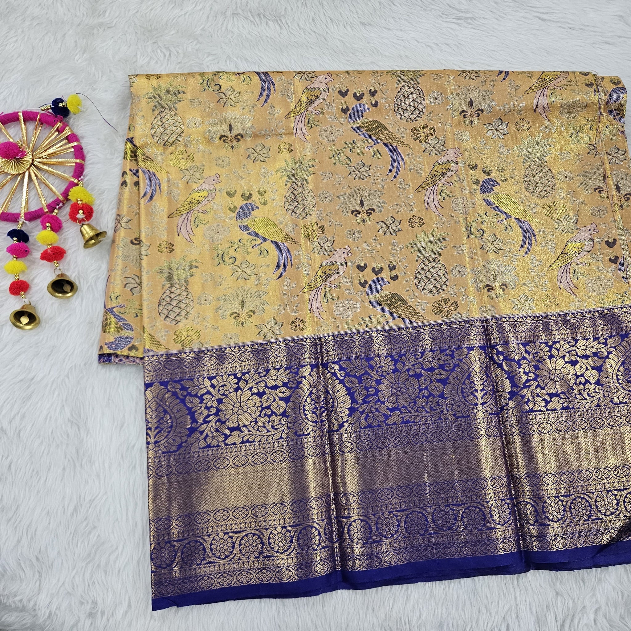 (5–10 Year) Lehenga – Unstitched (Blouse + Material)