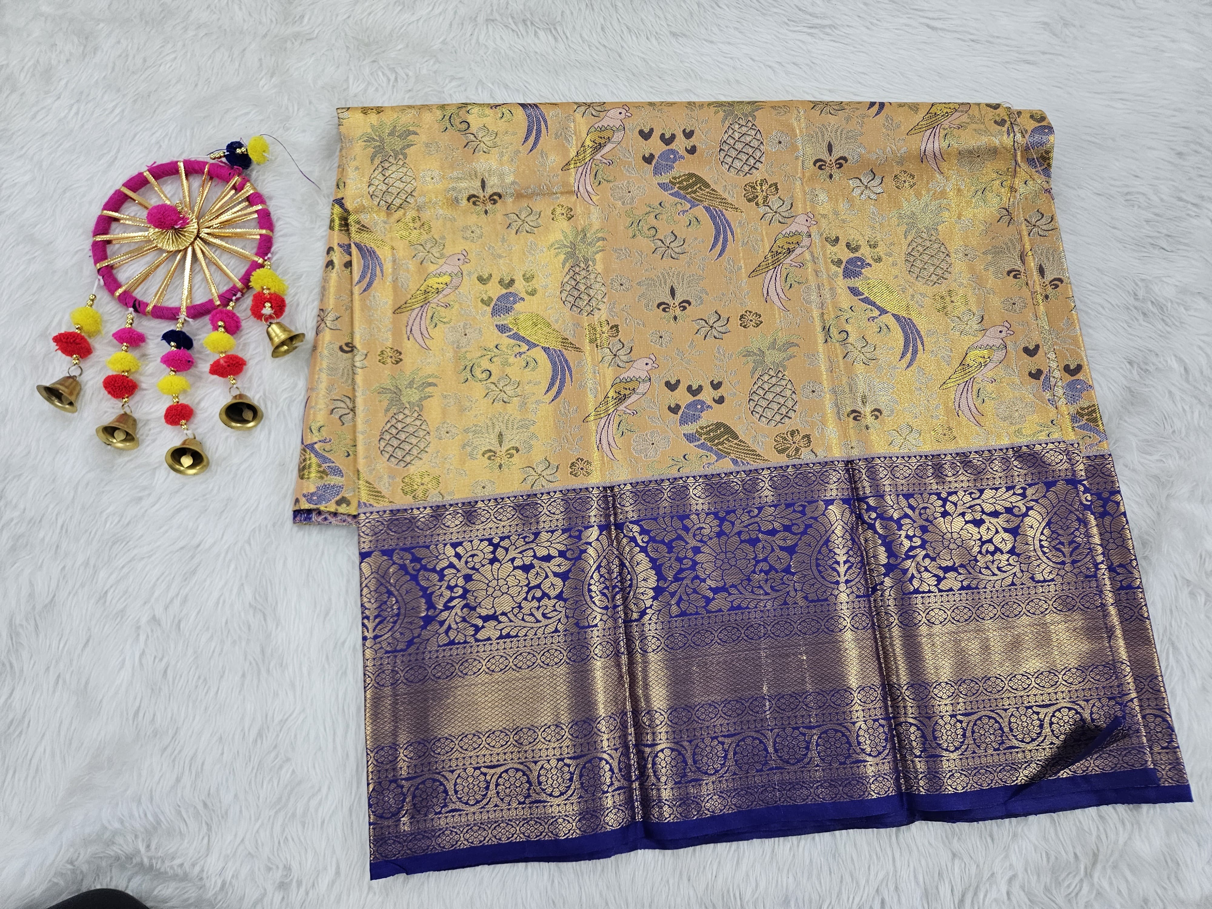 (5–10 Year) Lehenga – Unstitched (Blouse + Material)