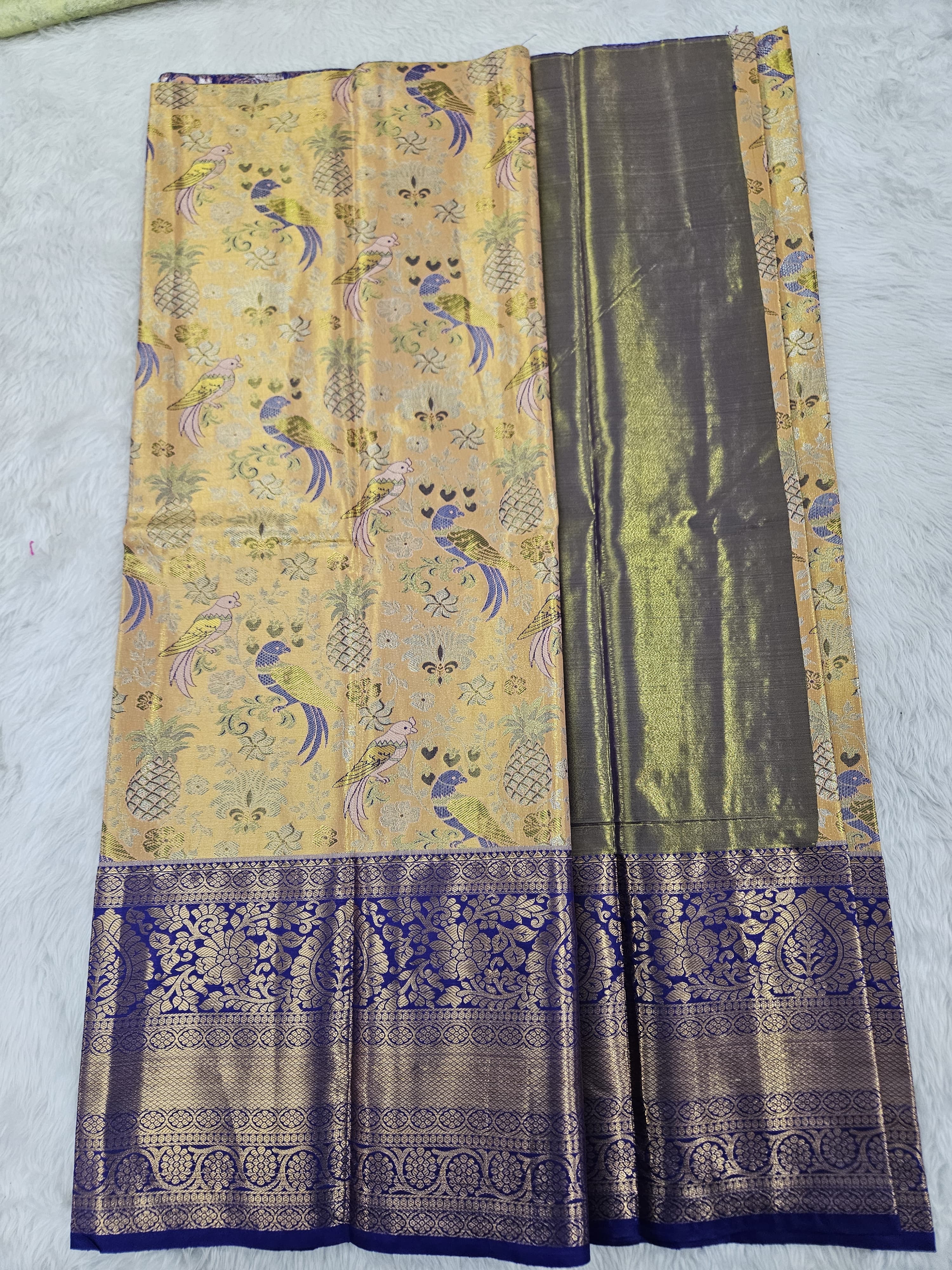 (5–10 Year) Lehenga – Unstitched (Blouse + Material)