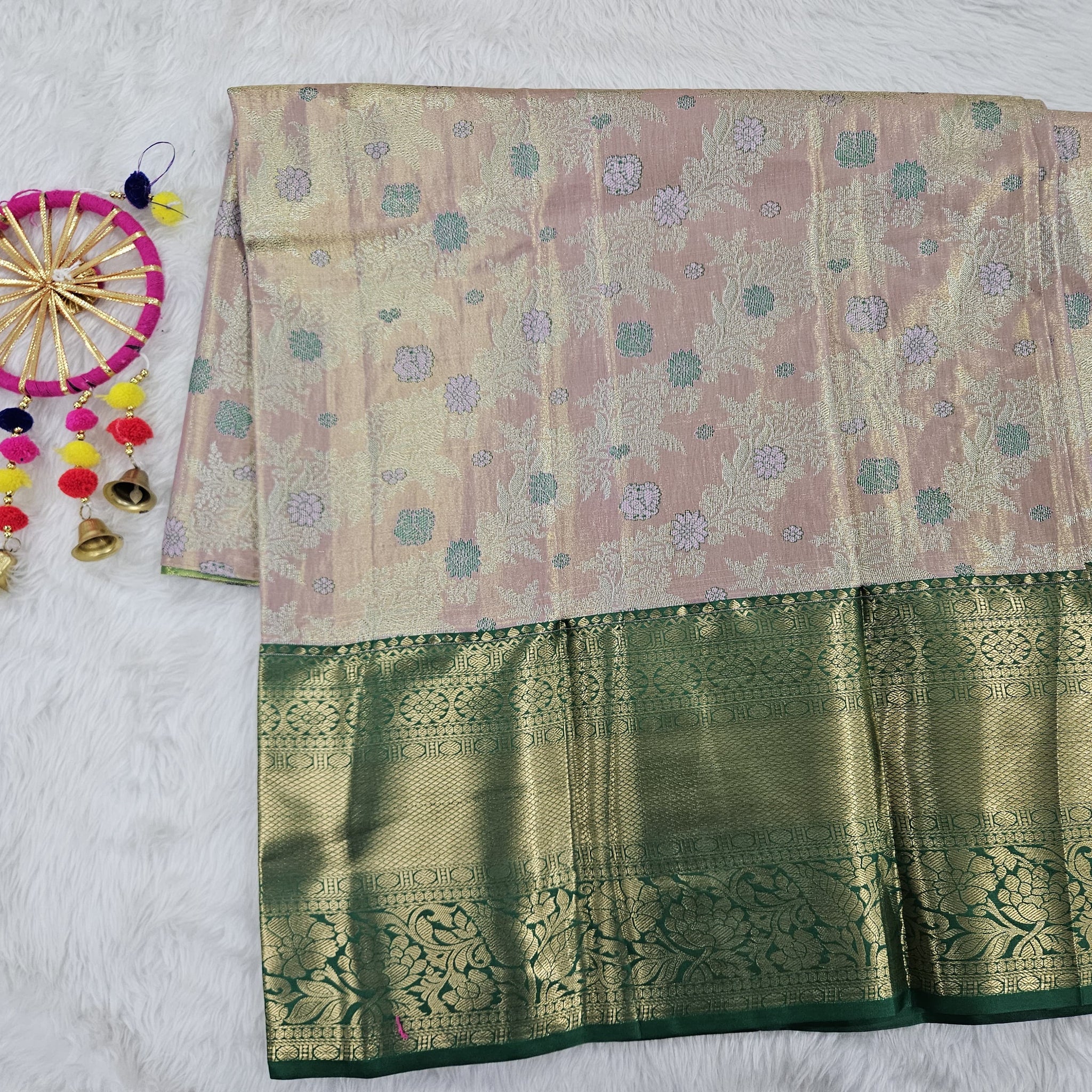 (5–10 Year) Lehenga – Unstitched (Blouse + Material)