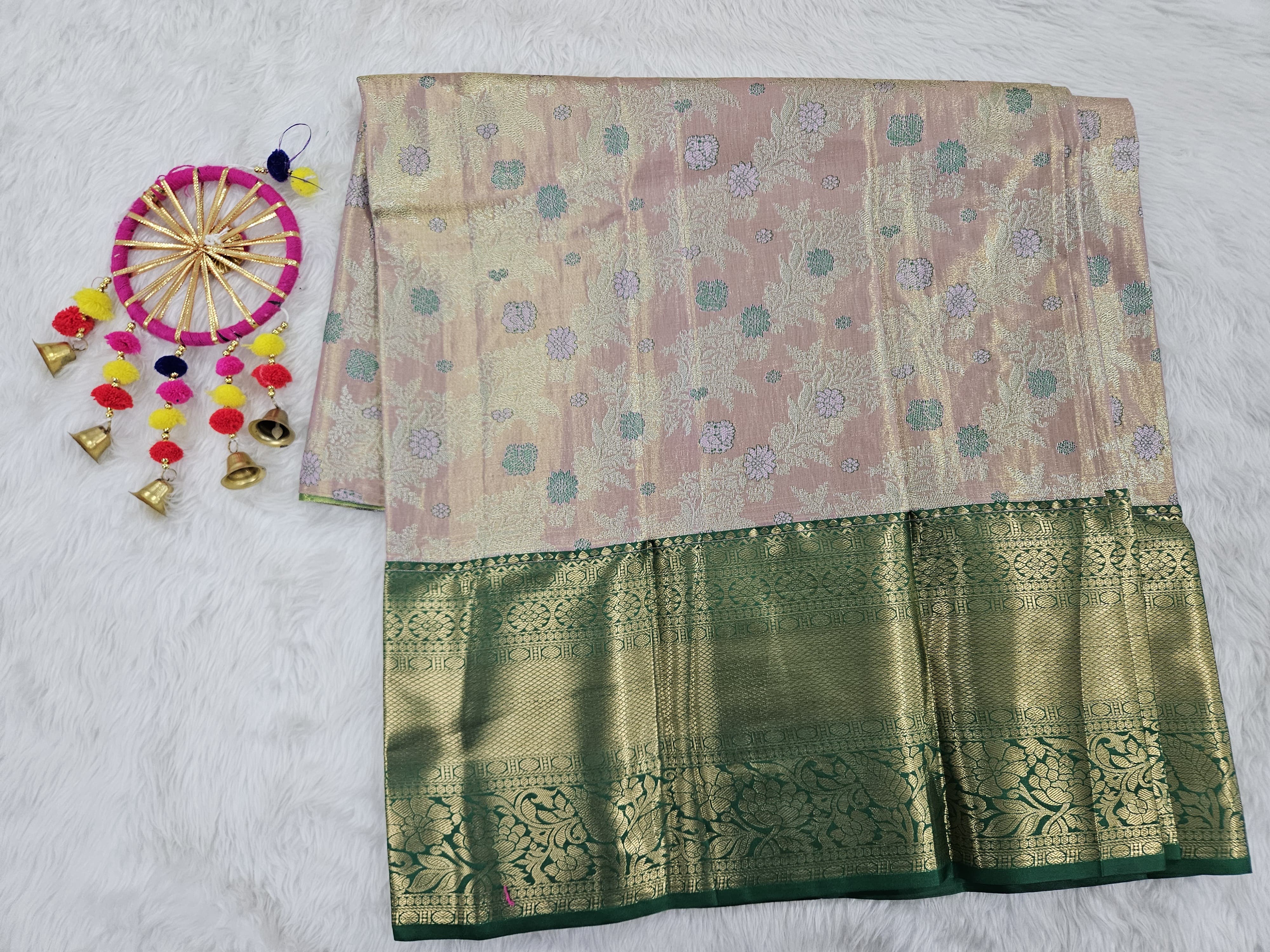 (5–10 Year) Lehenga – Unstitched (Blouse + Material)
