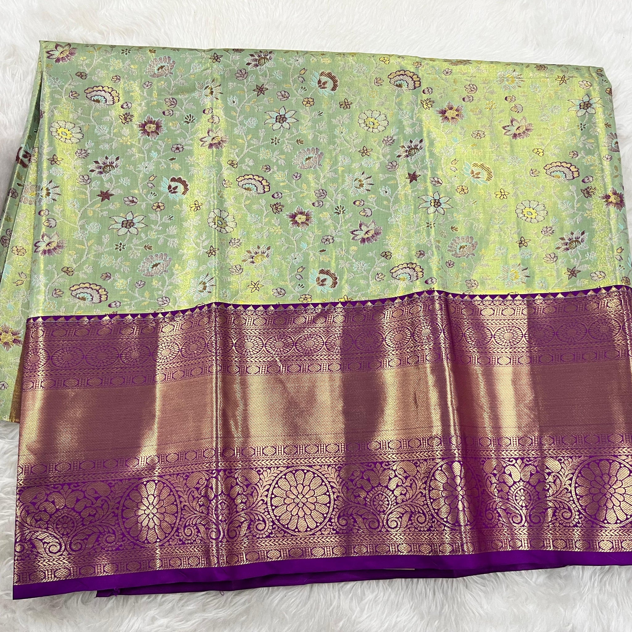 (5–10 Year) Lehenga – Unstitched (Blouse + Material)