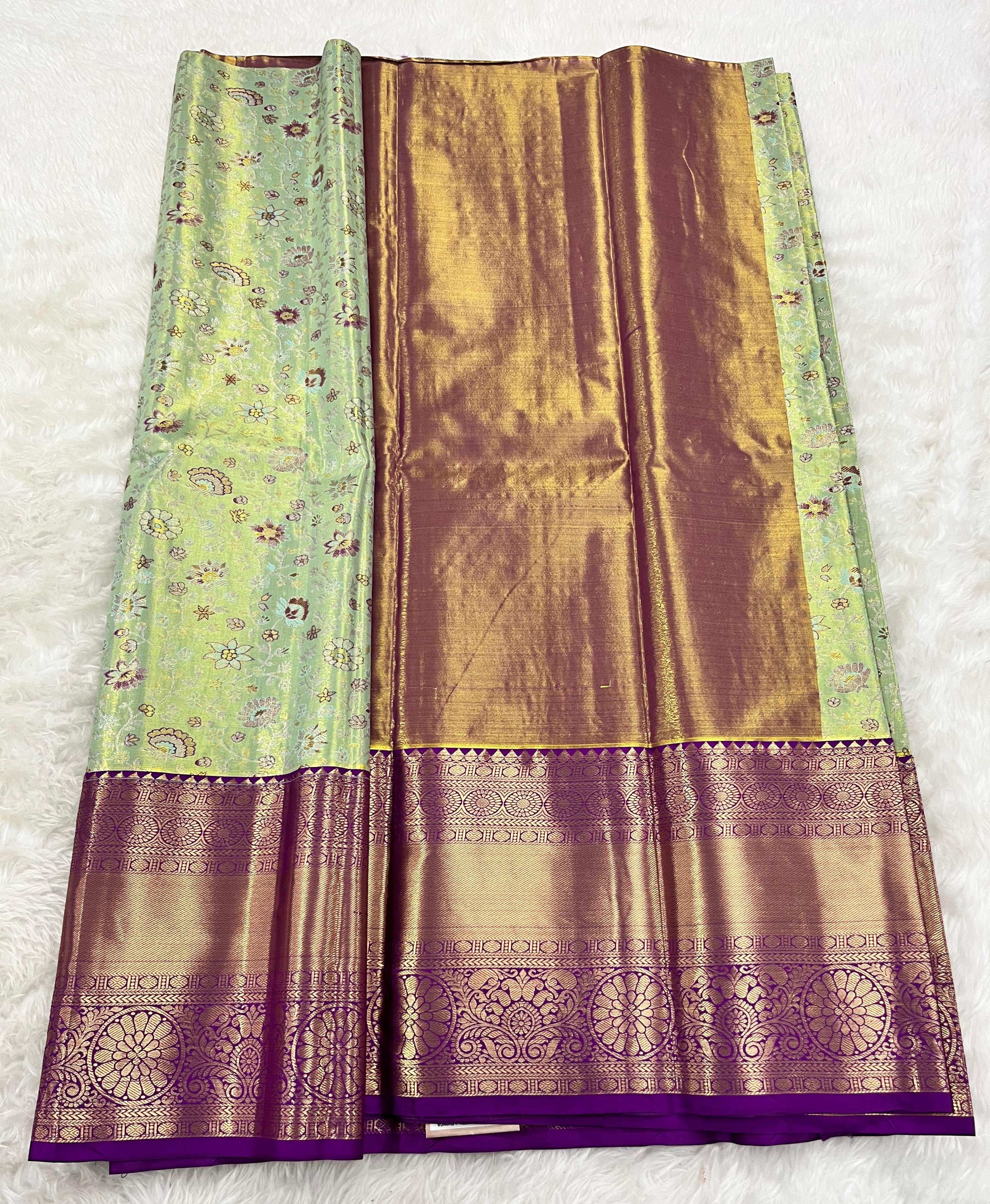 (5–10 Year) Lehenga – Unstitched (Blouse + Material)