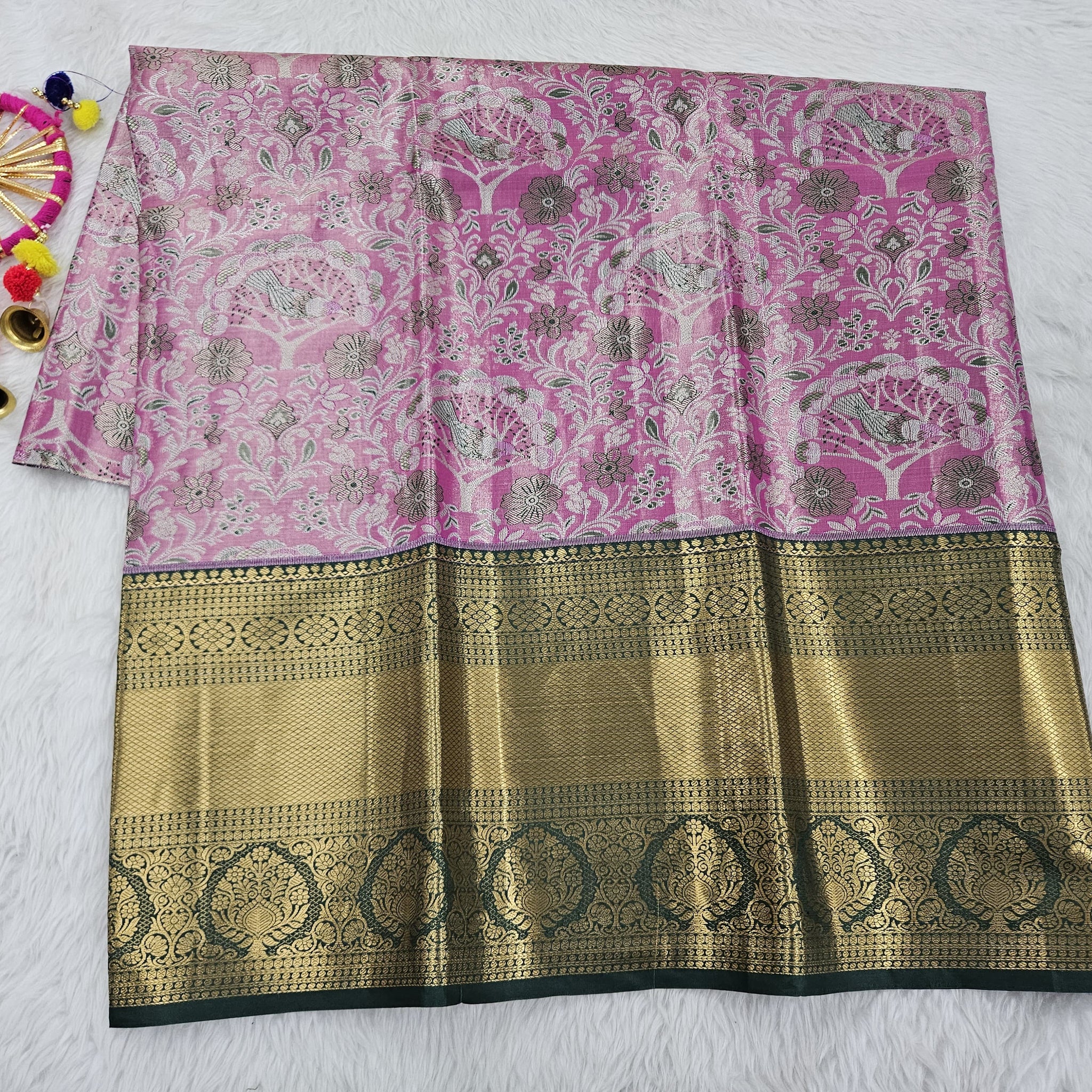 (5–10 Year) Lehenga – Unstitched (Blouse + Material)