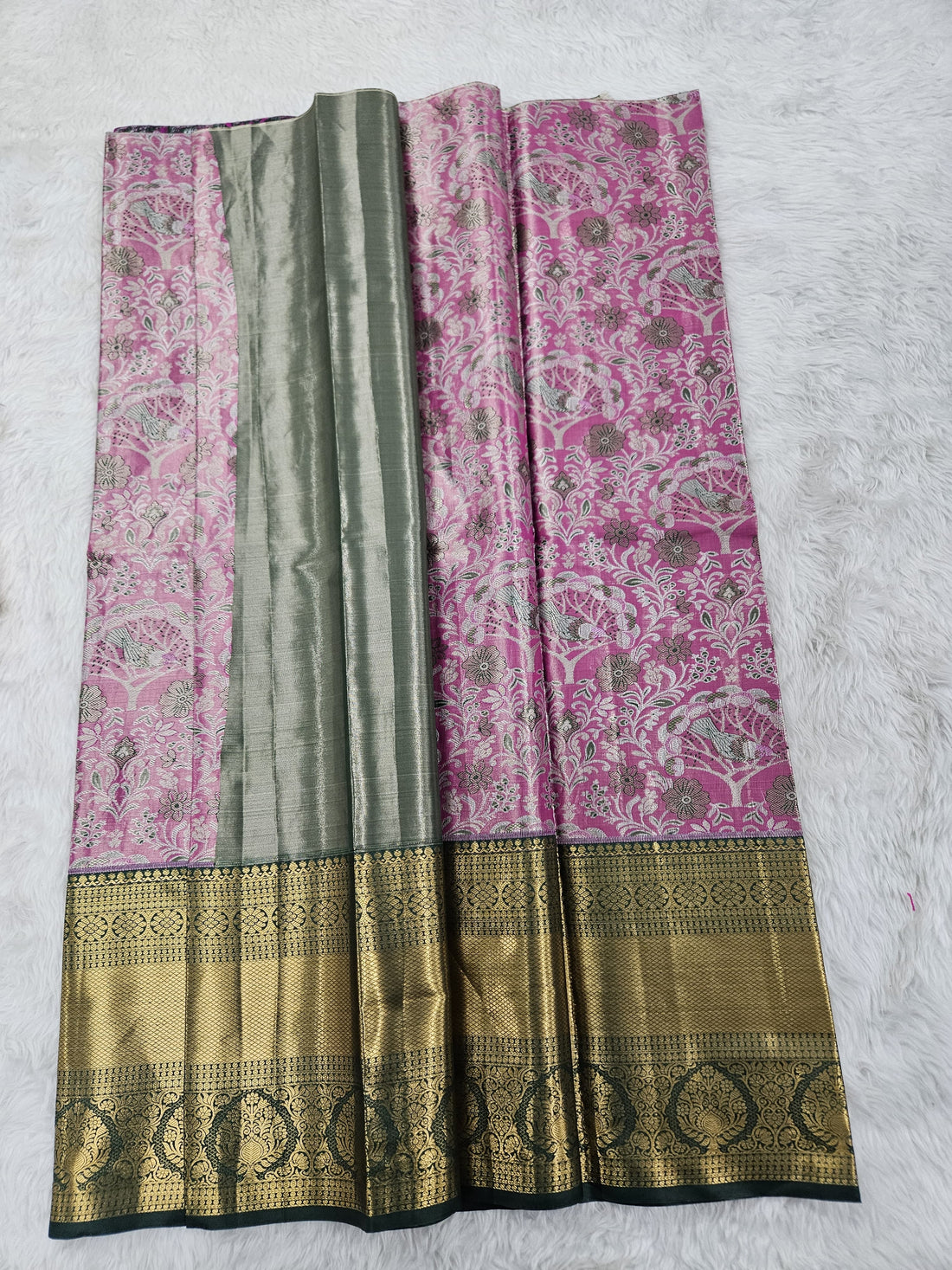 (5–10 Year) Lehenga – Unstitched (Blouse + Material)