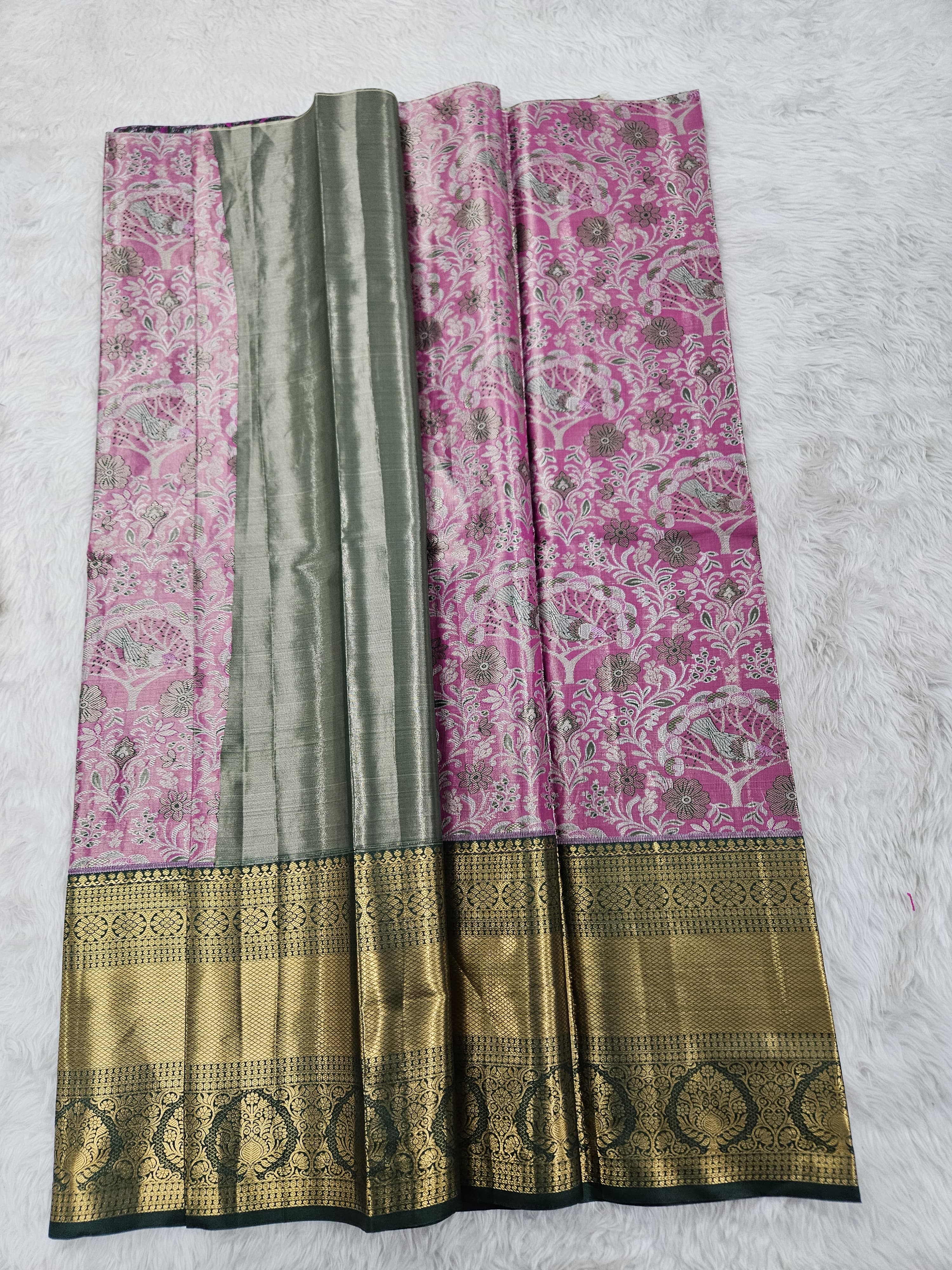 (5–10 Year) Lehenga – Unstitched (Blouse + Material)