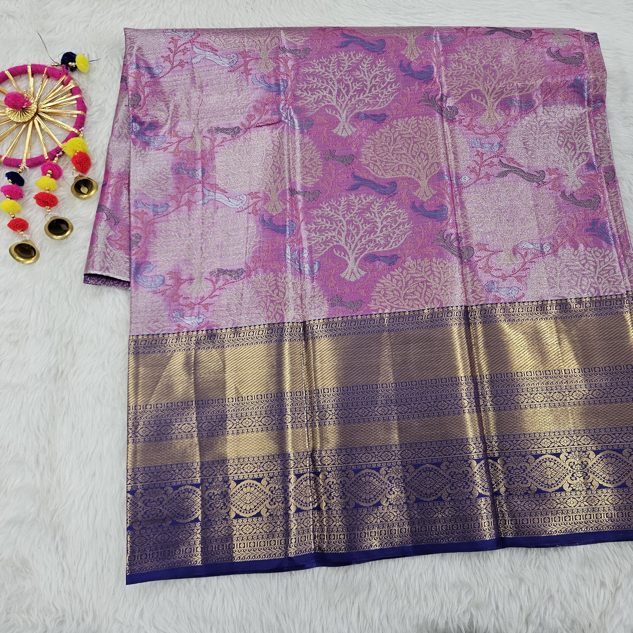 (5–10 Year) Lehenga – Unstitched (Blouse + Material)