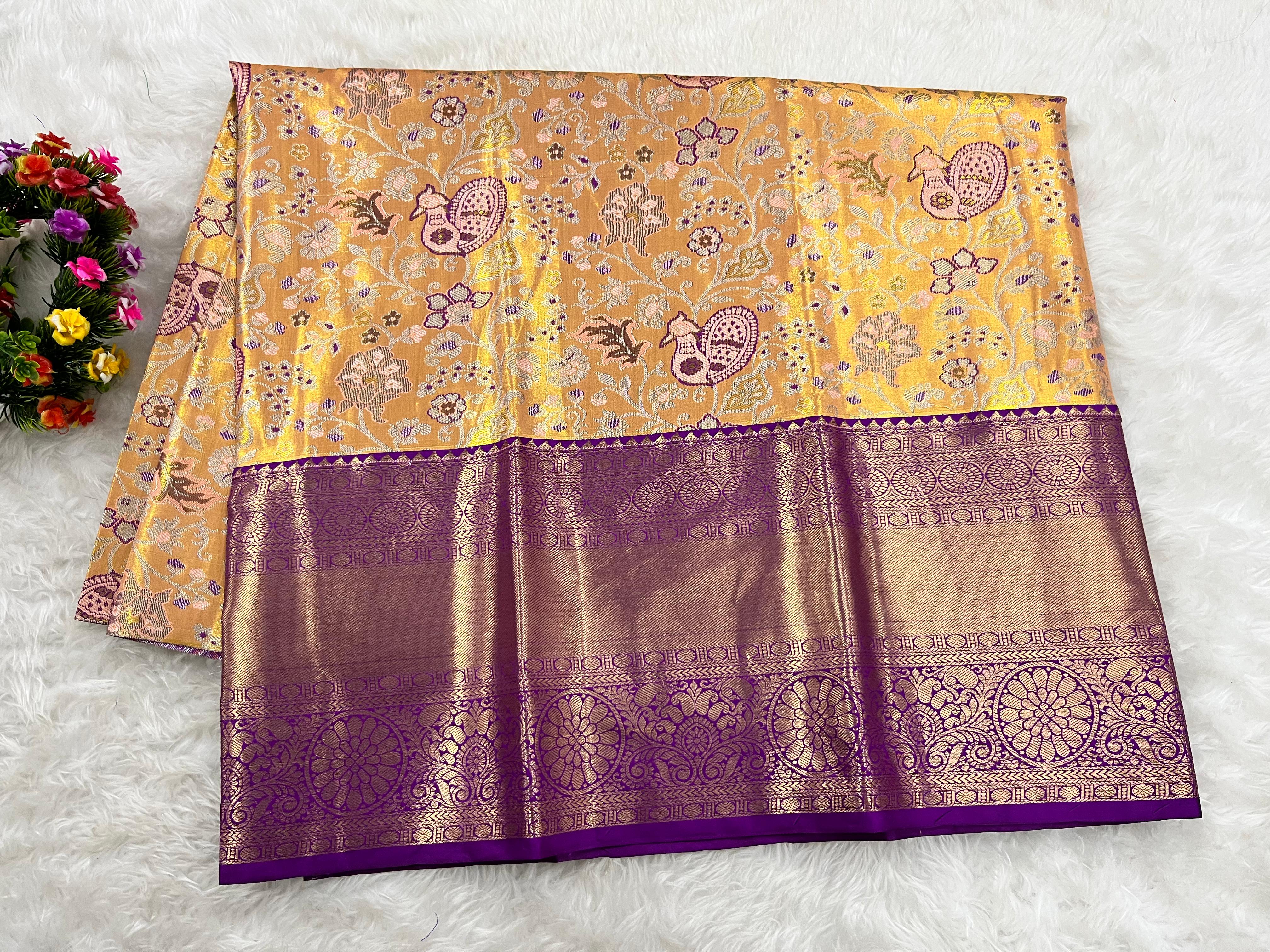 (5–10 Year) Lehenga – Unstitched (Blouse + Material)