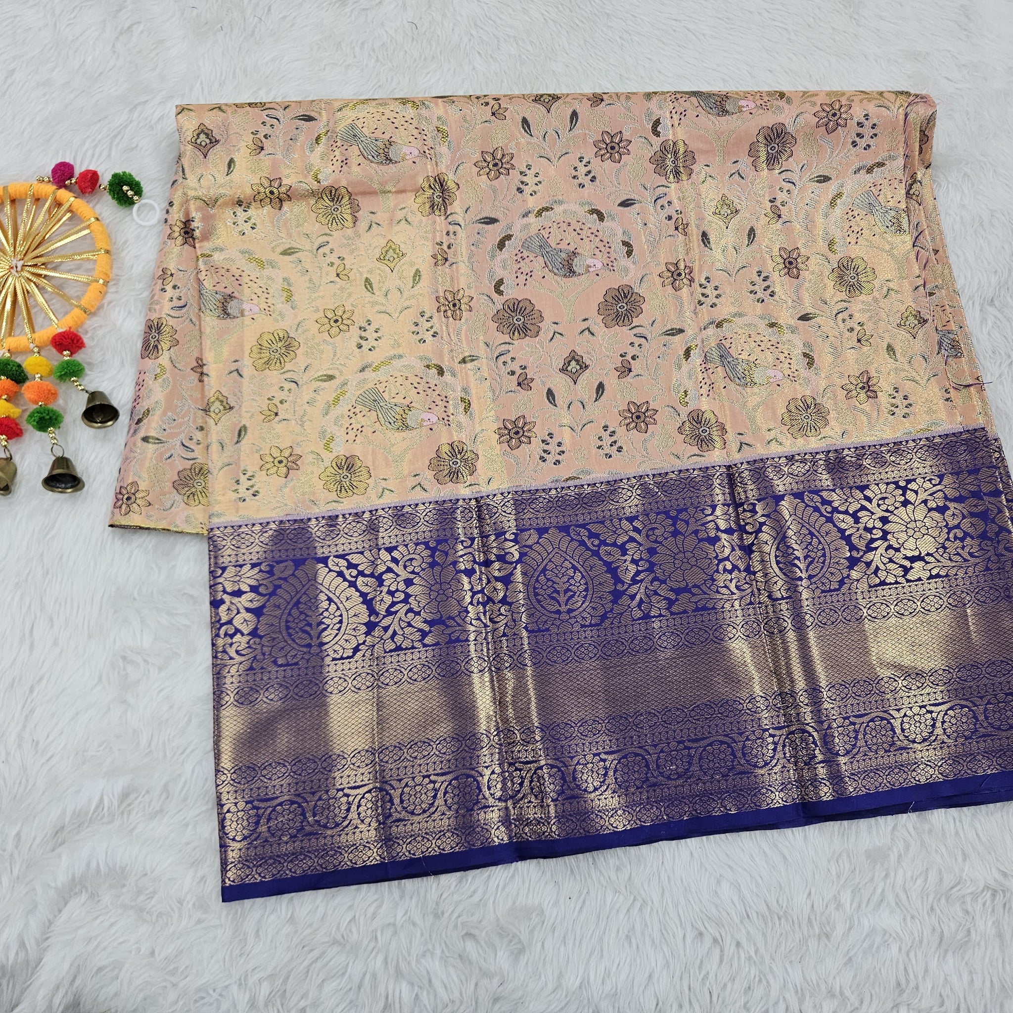 (5–10 Year) Lehenga – Unstitched (Blouse + Material)