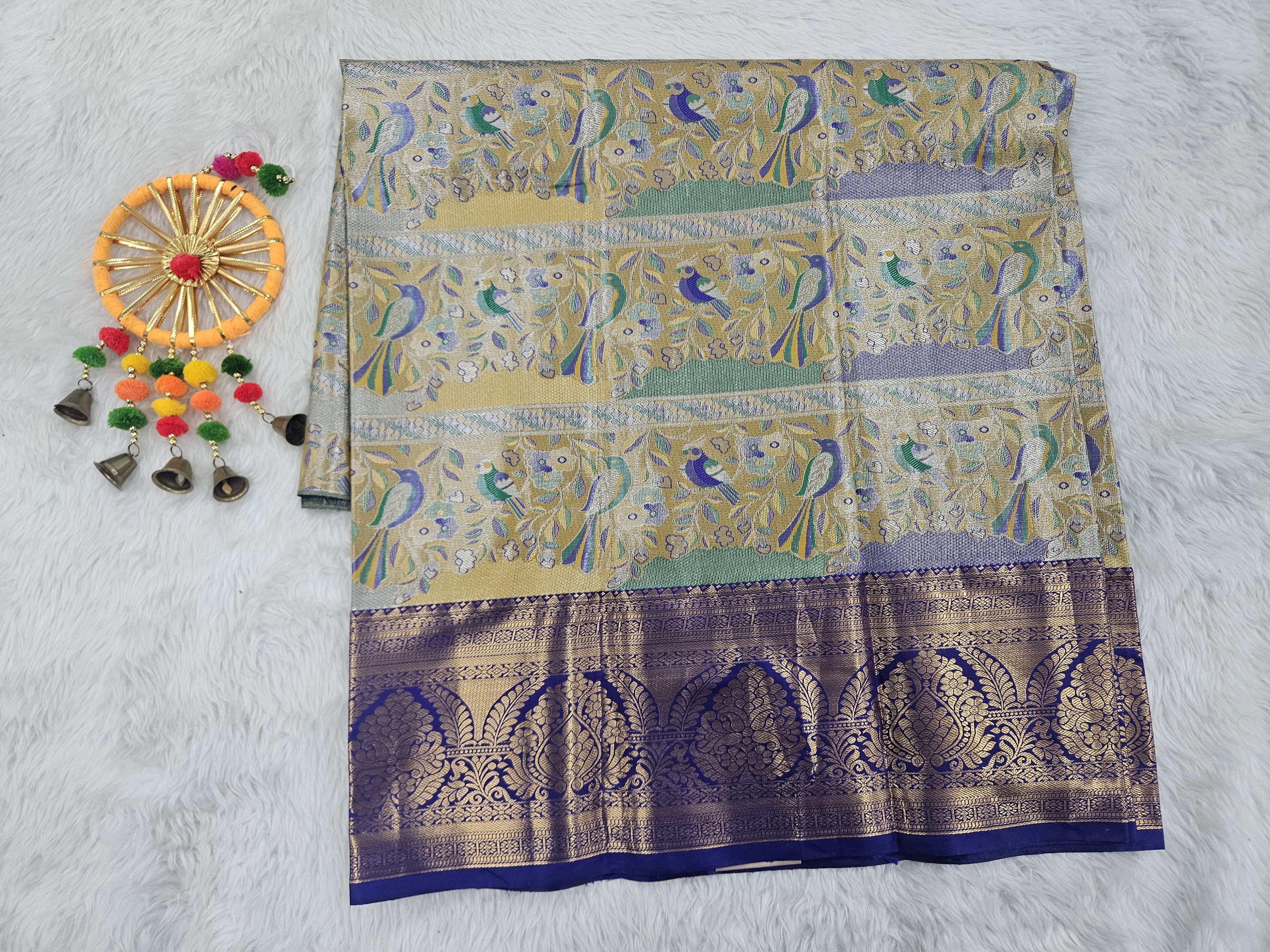 (5–10 Year) Lehenga – Unstitched (Blouse + Material)