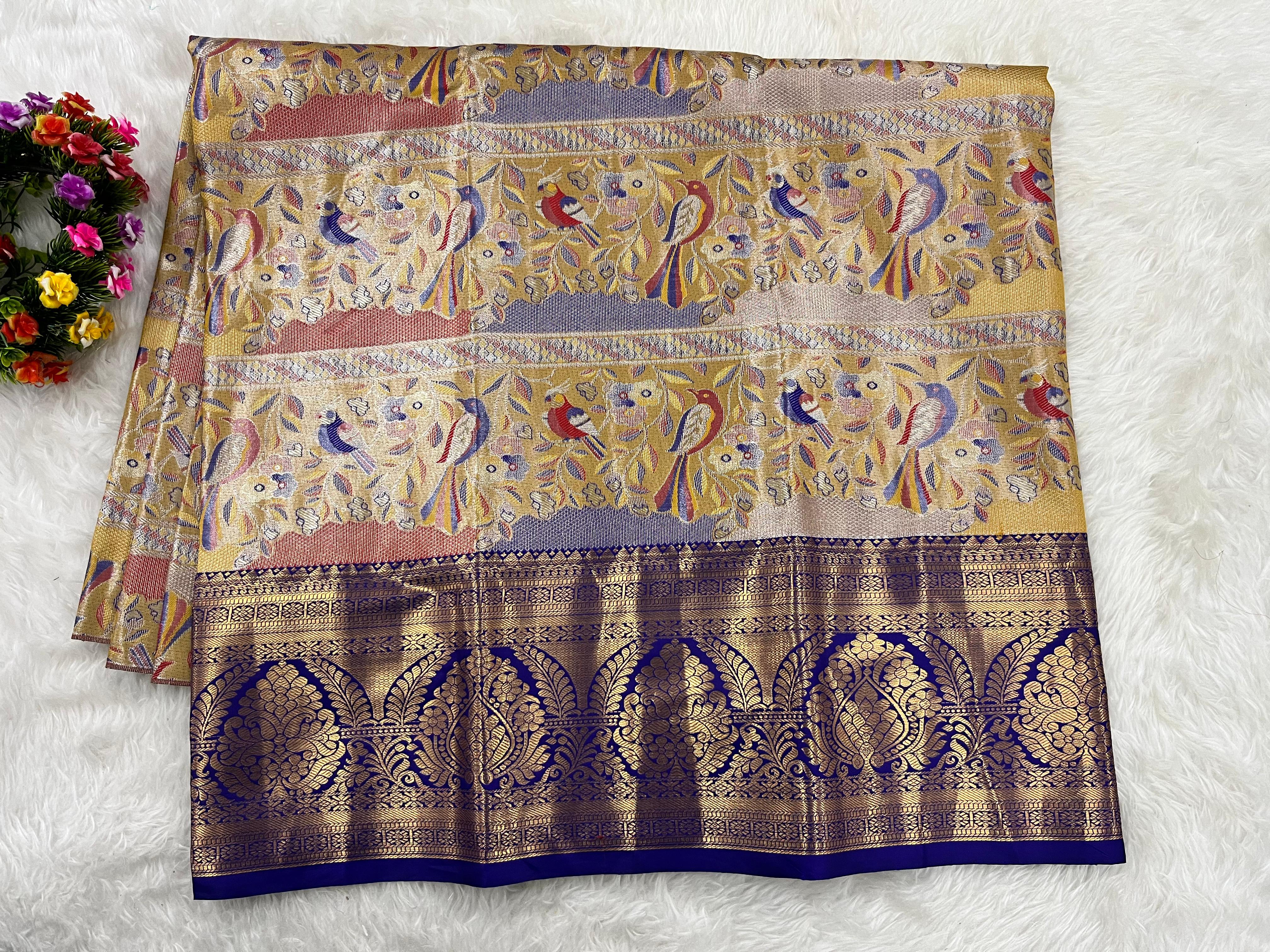 (5–10 Year) Lehenga – Unstitched (Blouse + Material)