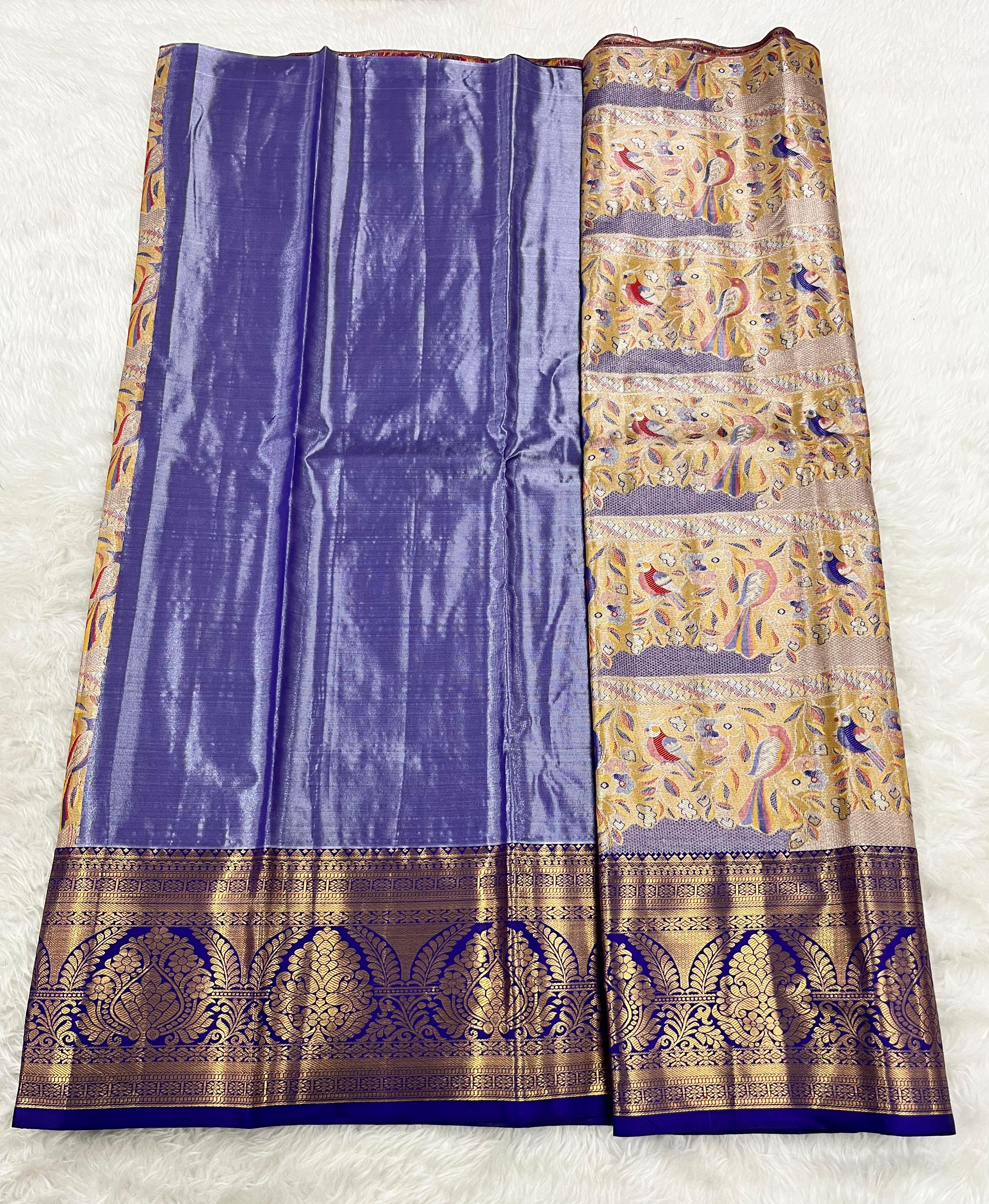 (5–10 Year) Lehenga – Unstitched (Blouse + Material)