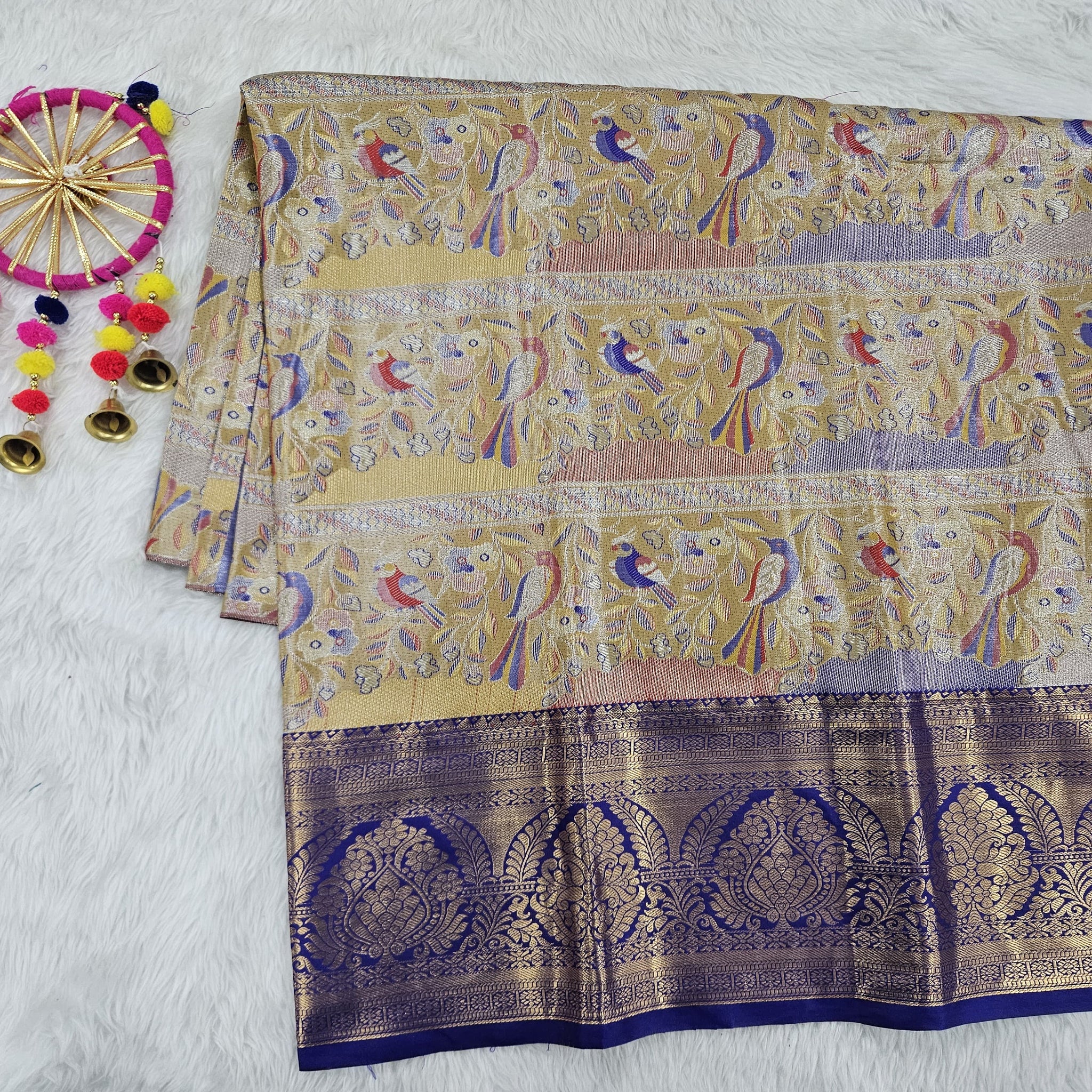 (5–10 Year) Lehenga – Unstitched (Blouse + Material)