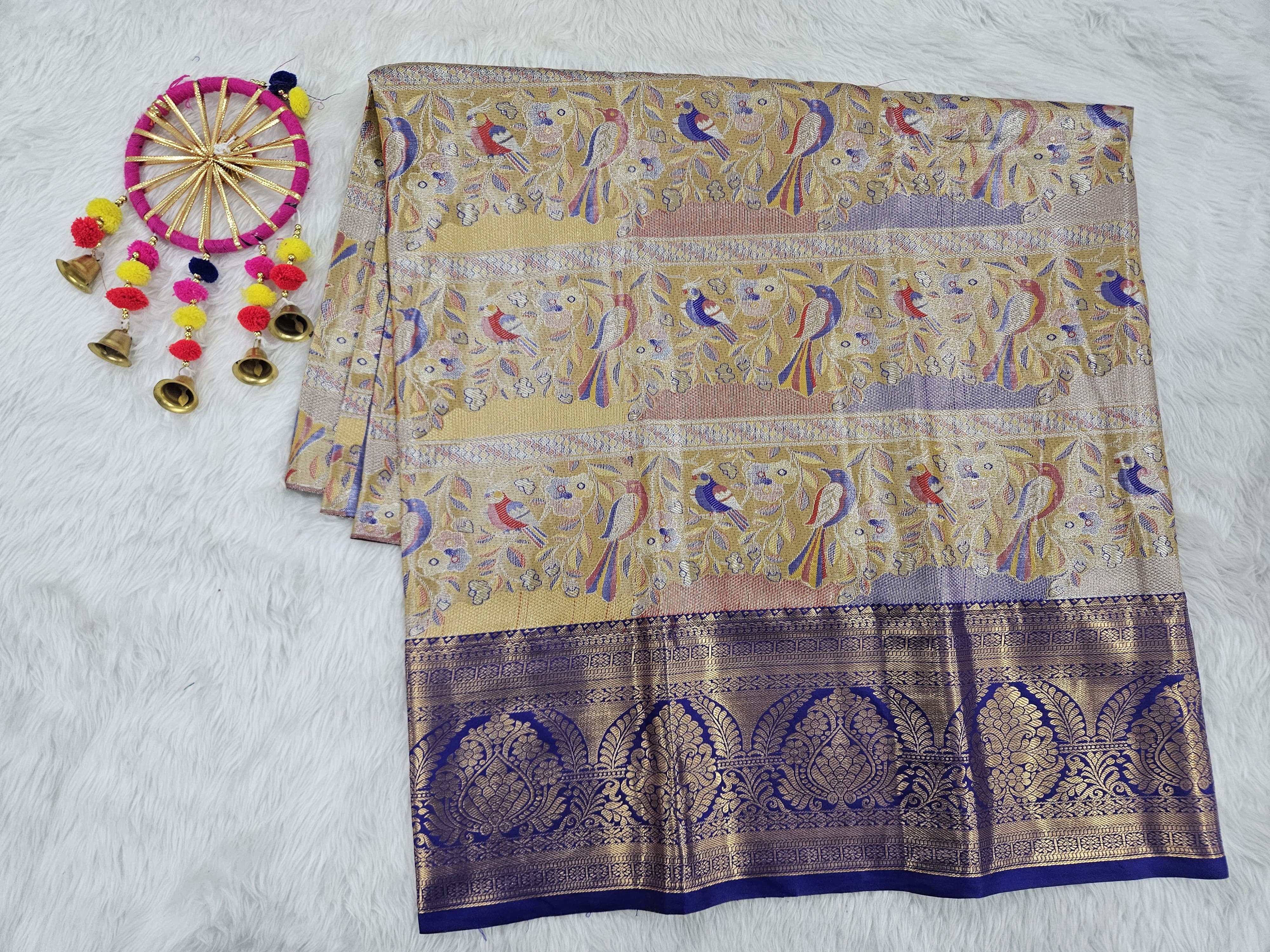 (5–10 Year) Lehenga – Unstitched (Blouse + Material)