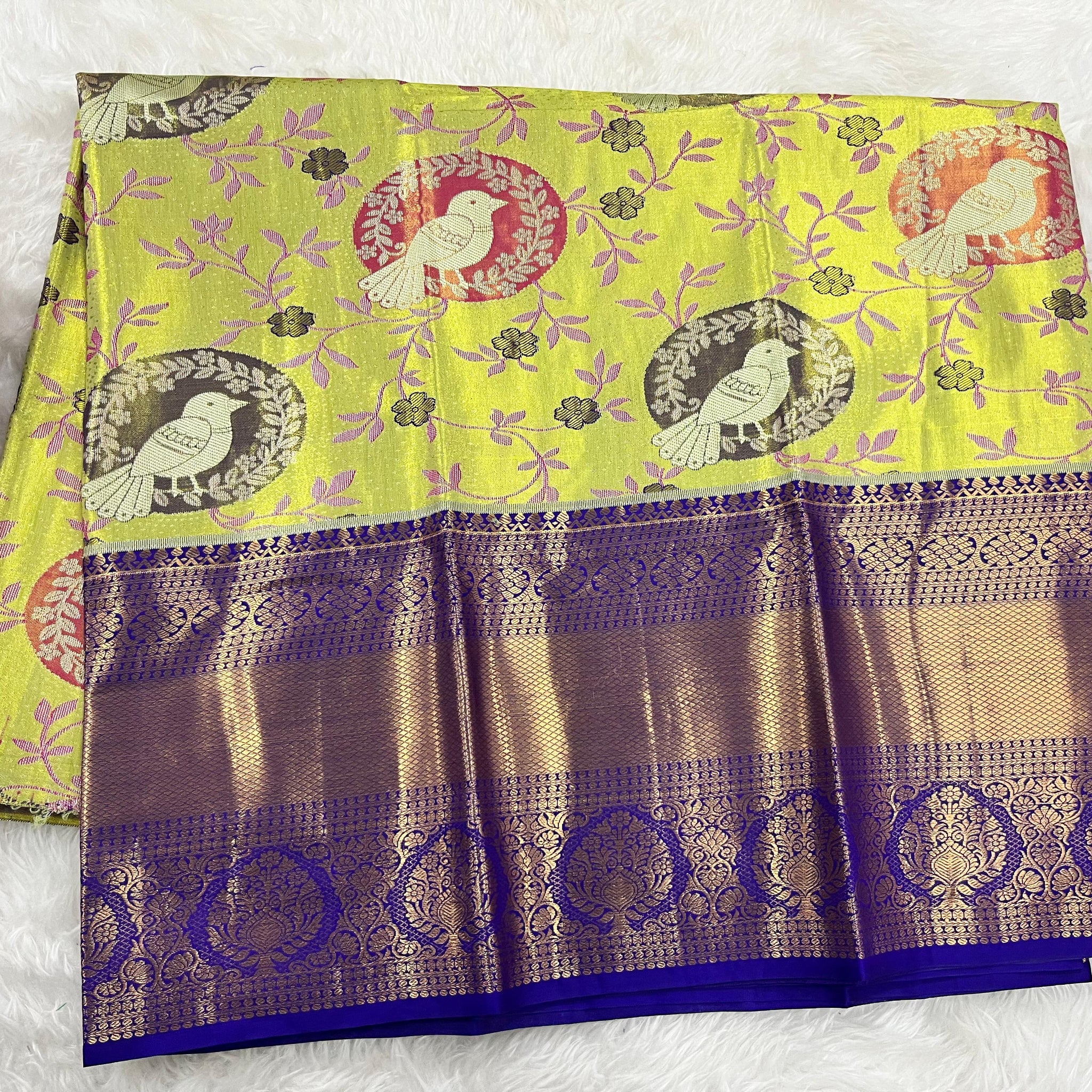 (5–10 Year) Lehenga – Unstitched (Blouse + Material)