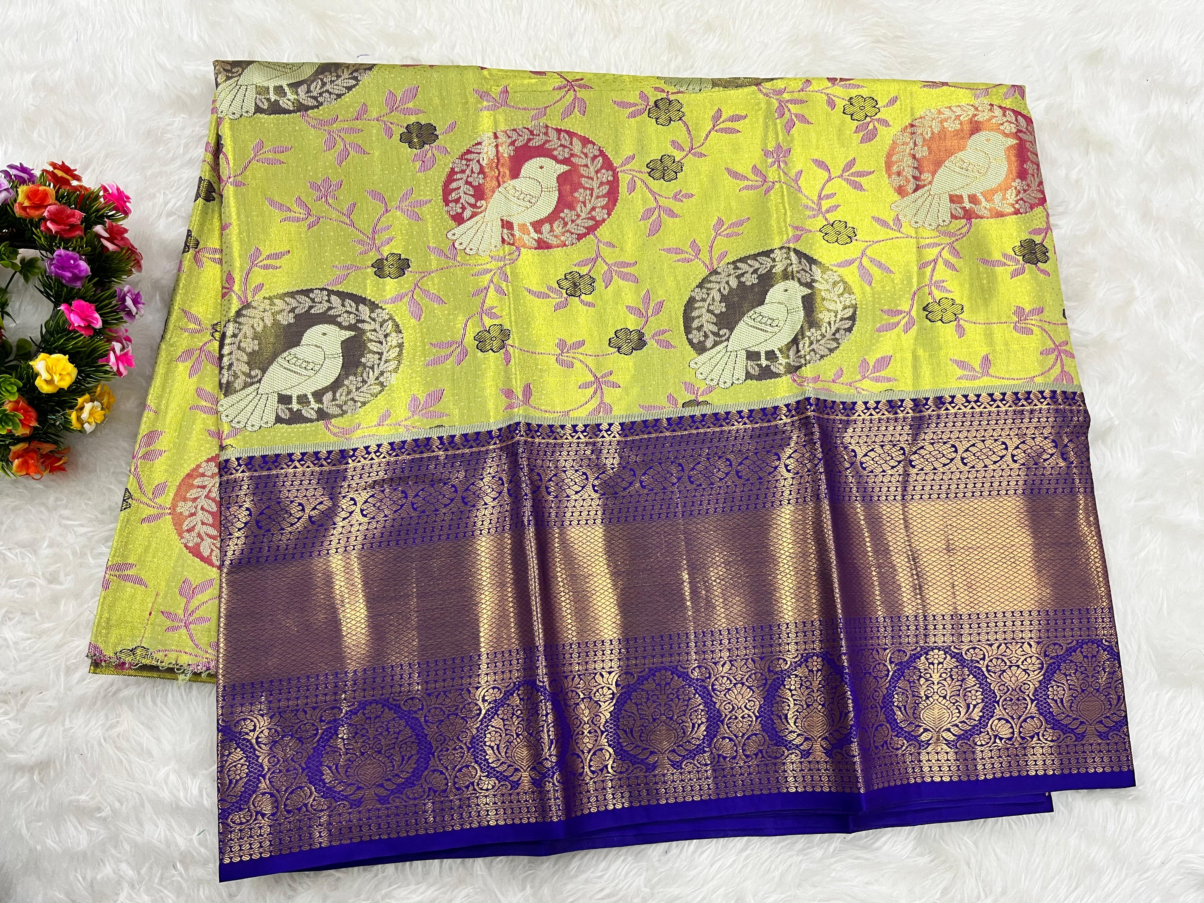 (5–10 Year) Lehenga – Unstitched (Blouse + Material)