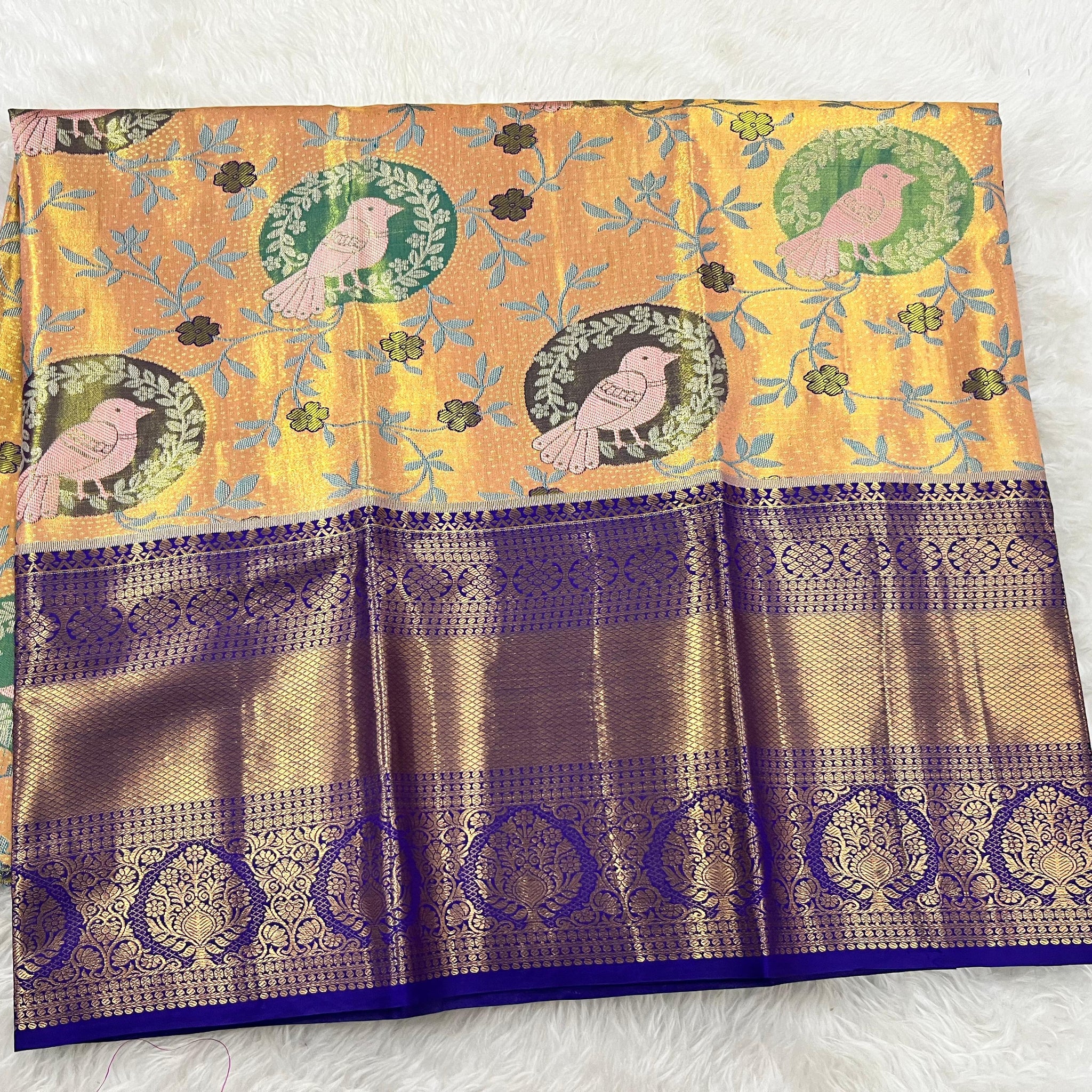 (5–10 Year) Lehenga – Unstitched (Blouse + Material)