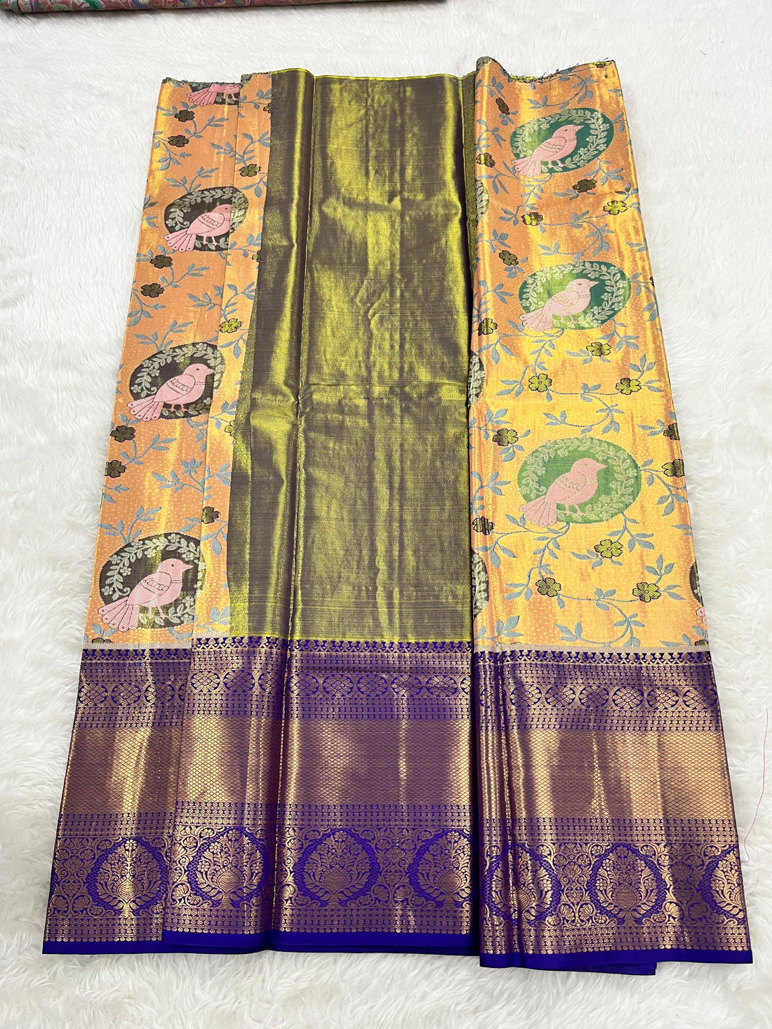 (5–10 Year) Lehenga – Unstitched (Blouse + Material)