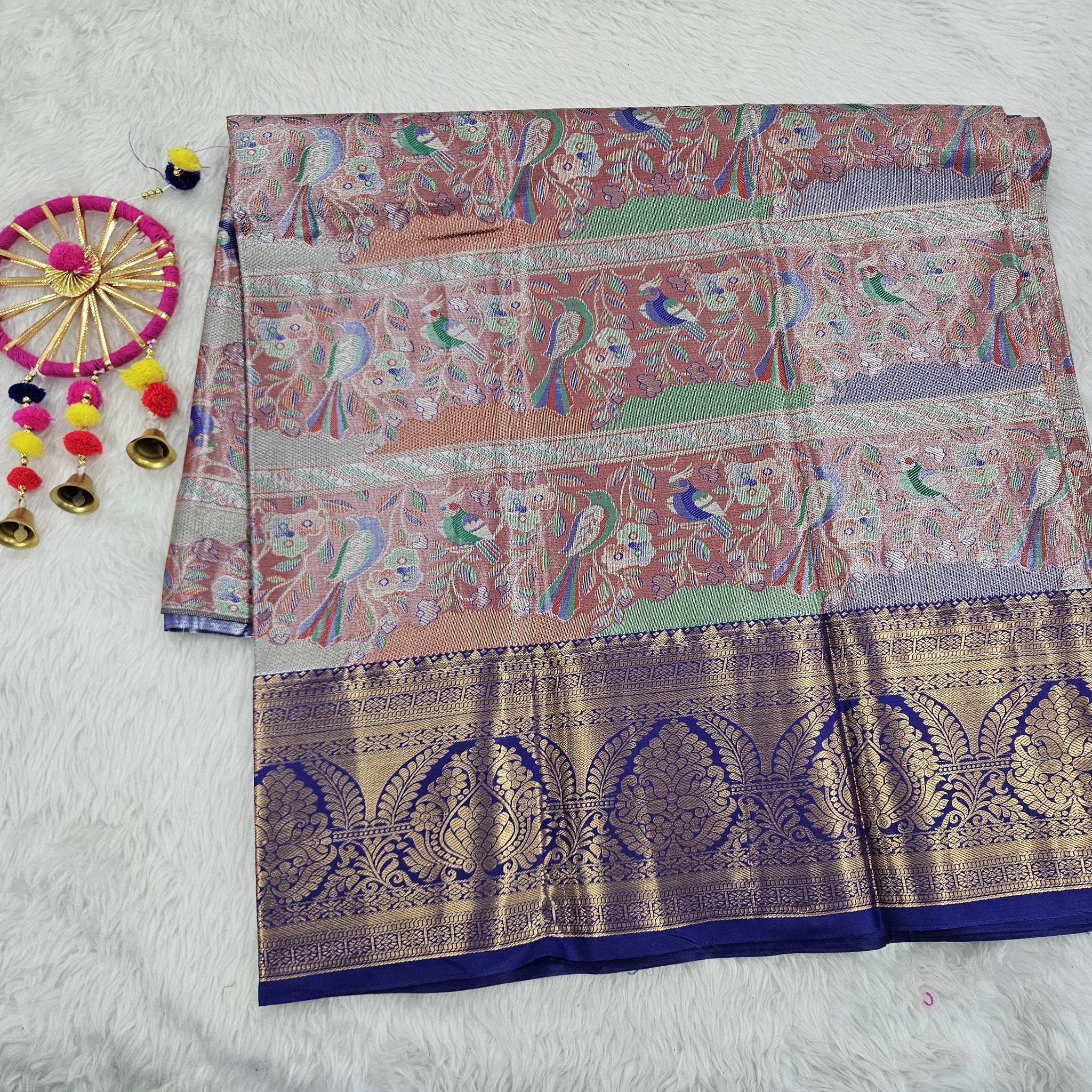 (5–10 Year) Lehenga – Unstitched (Blouse + Material)