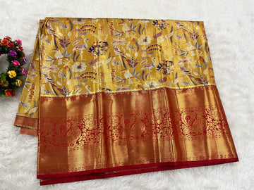 (5–10 Year) Lehenga – Unstitched (Blouse + Material)