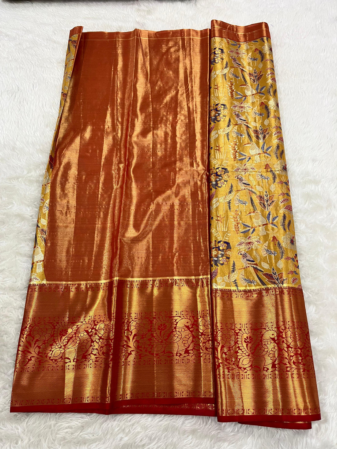 (5–10 Year) Lehenga – Unstitched (Blouse + Material)