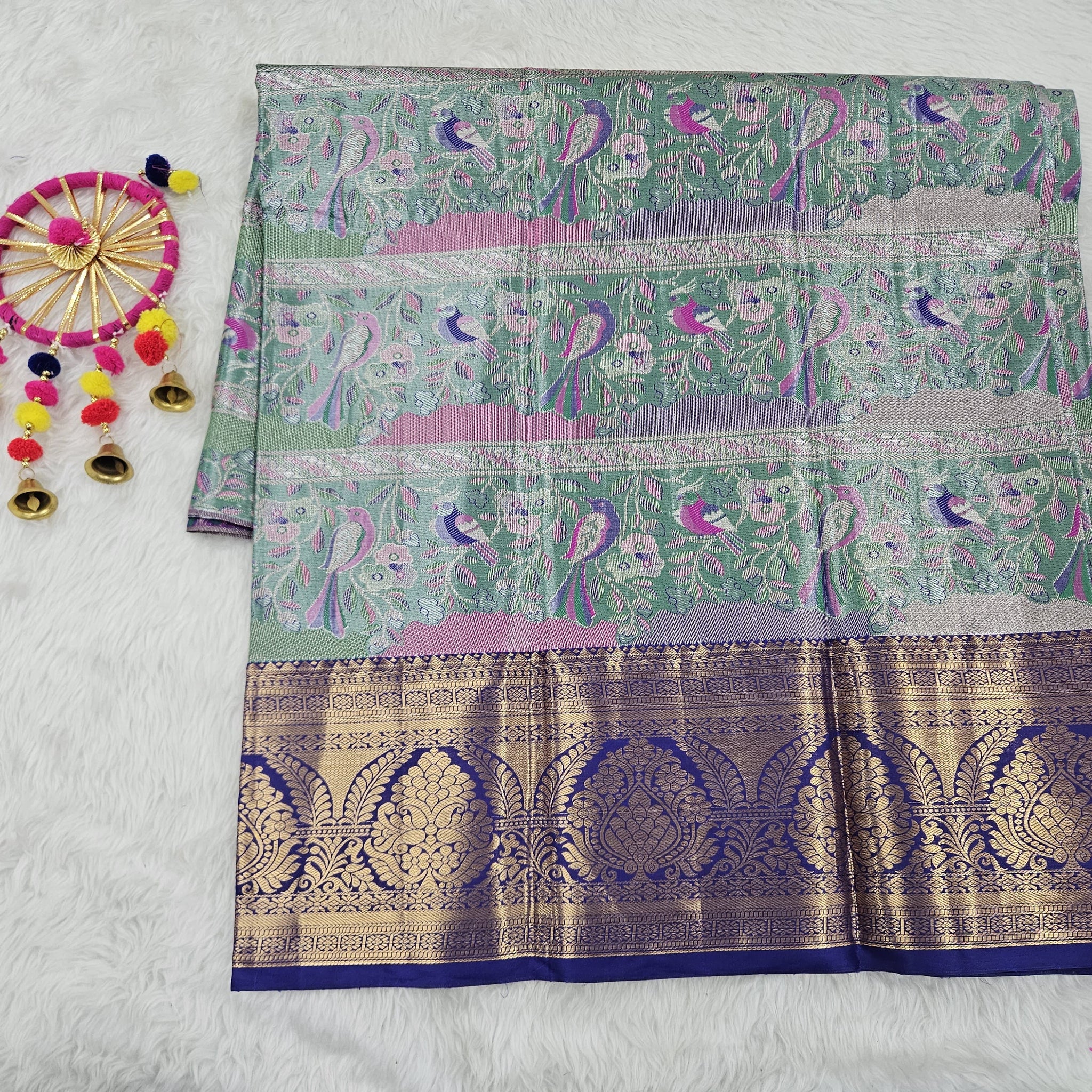 (5–10 Year) Lehenga – Unstitched (Blouse + Material)