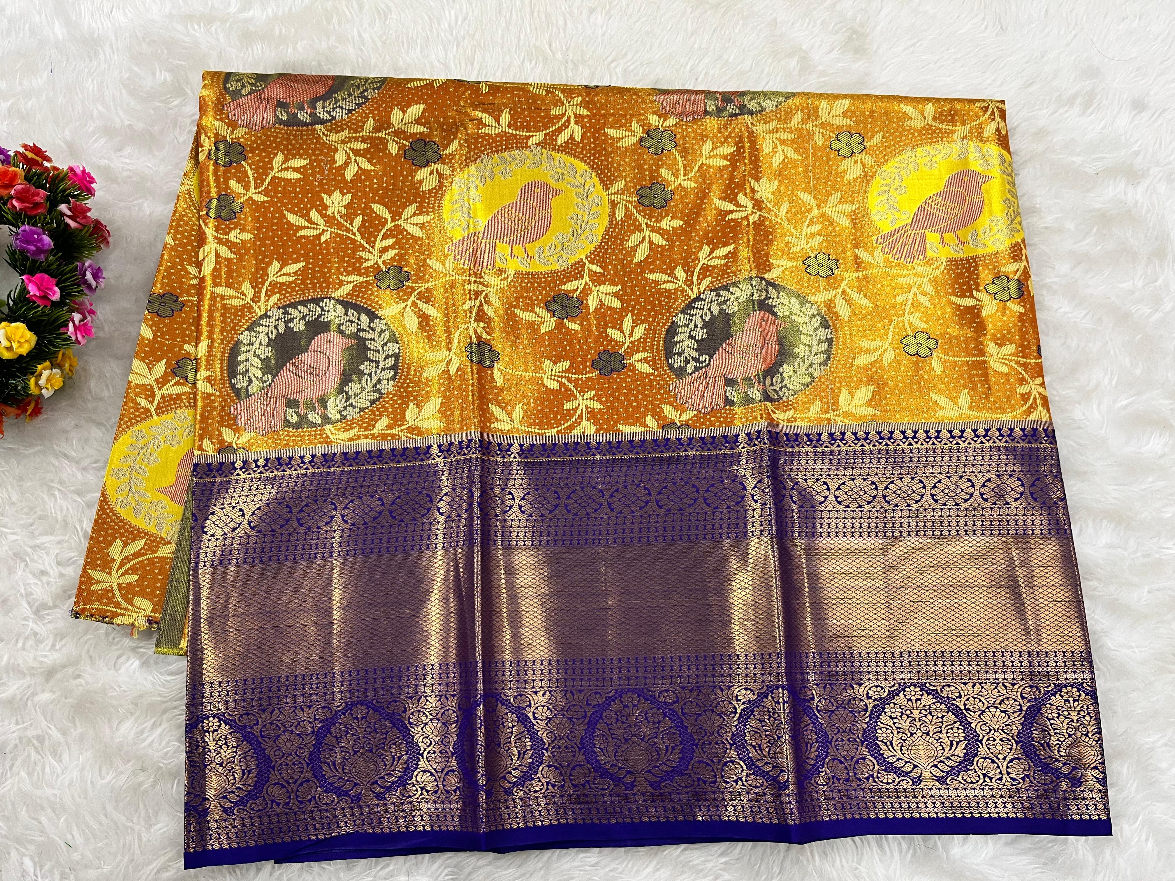 (5–10 Year) Lehenga – Unstitched (Blouse + Material)