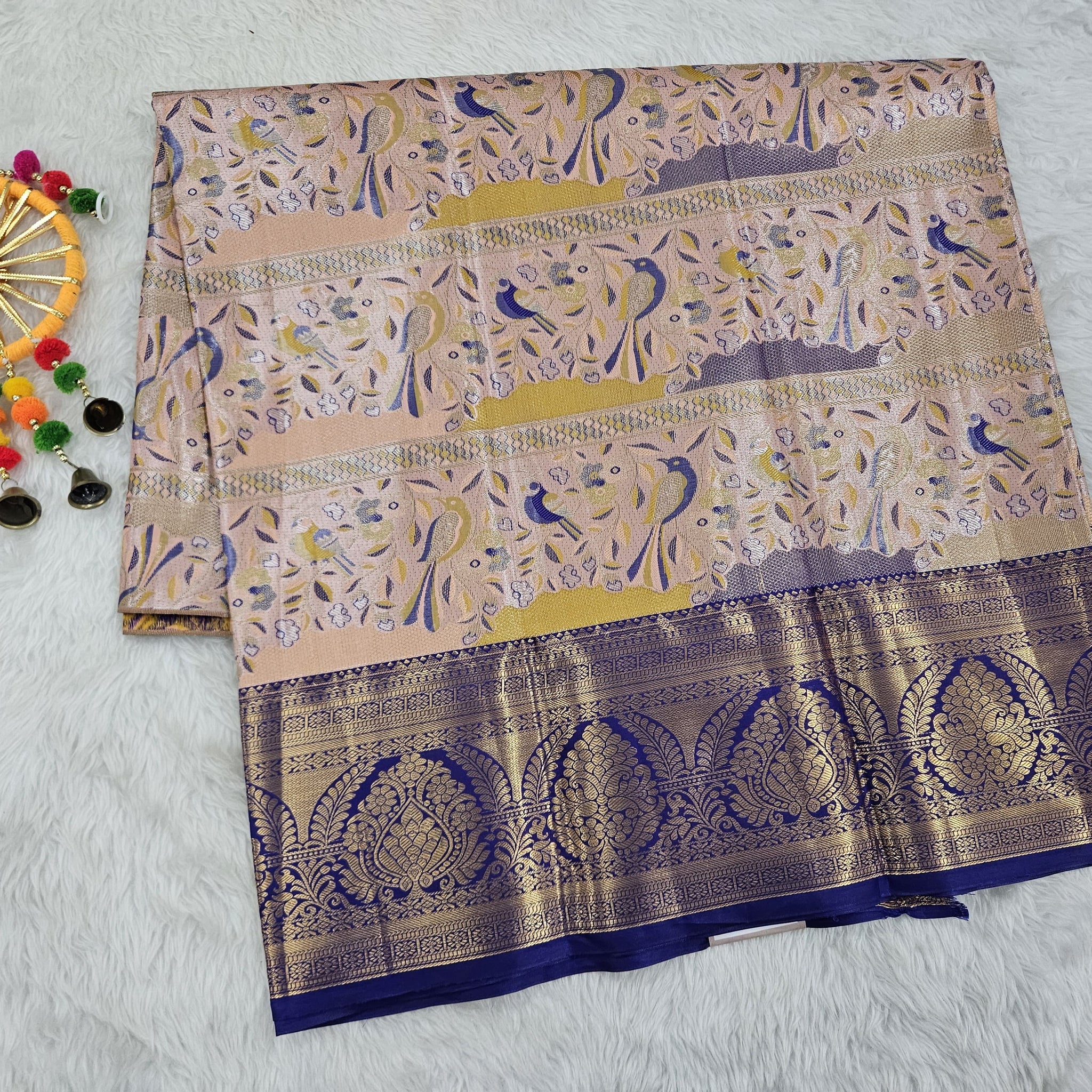 (5–10 Year) Lehenga – Unstitched (Blouse + Material)