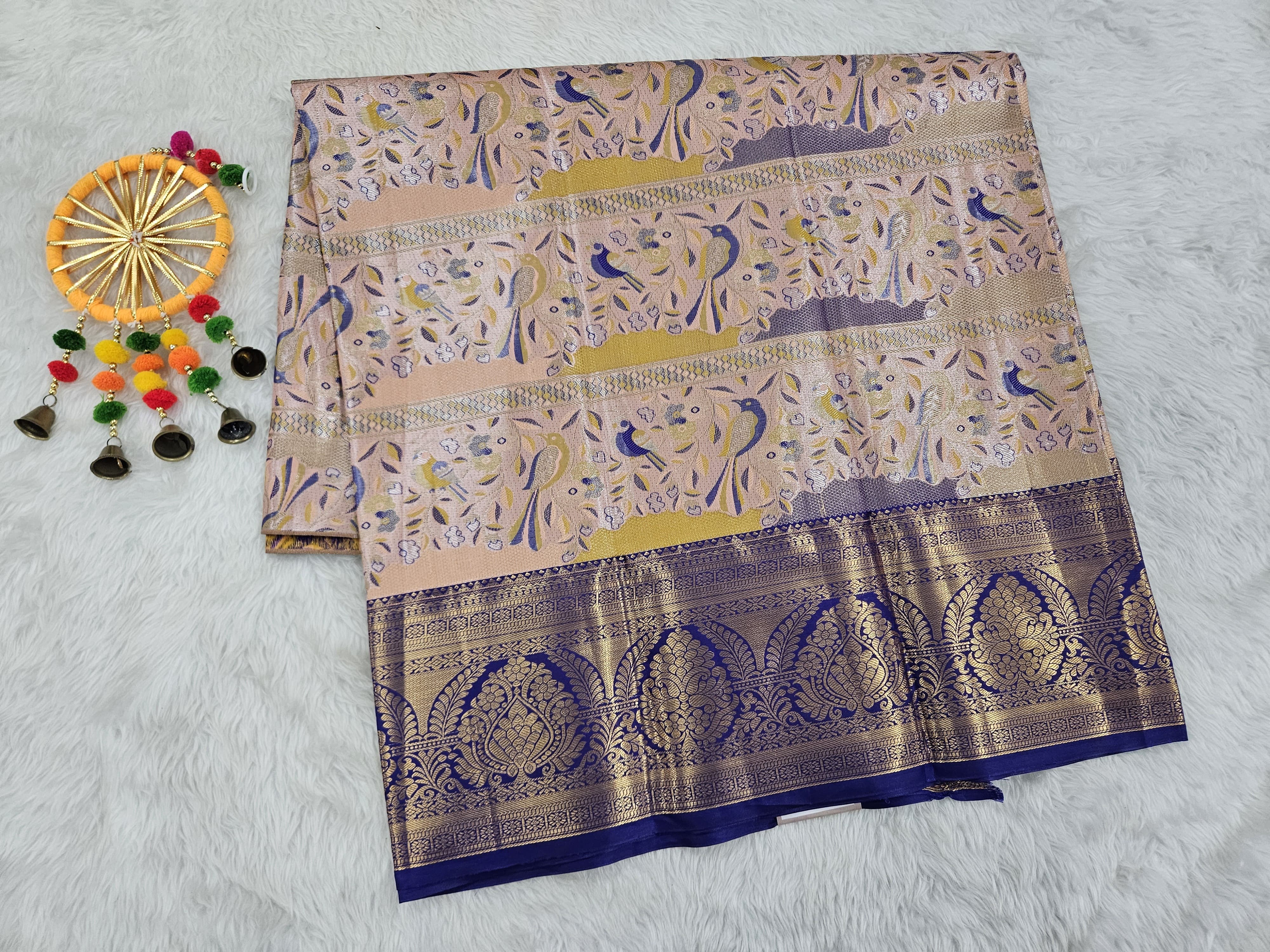 (5–10 Year) Lehenga – Unstitched (Blouse + Material)