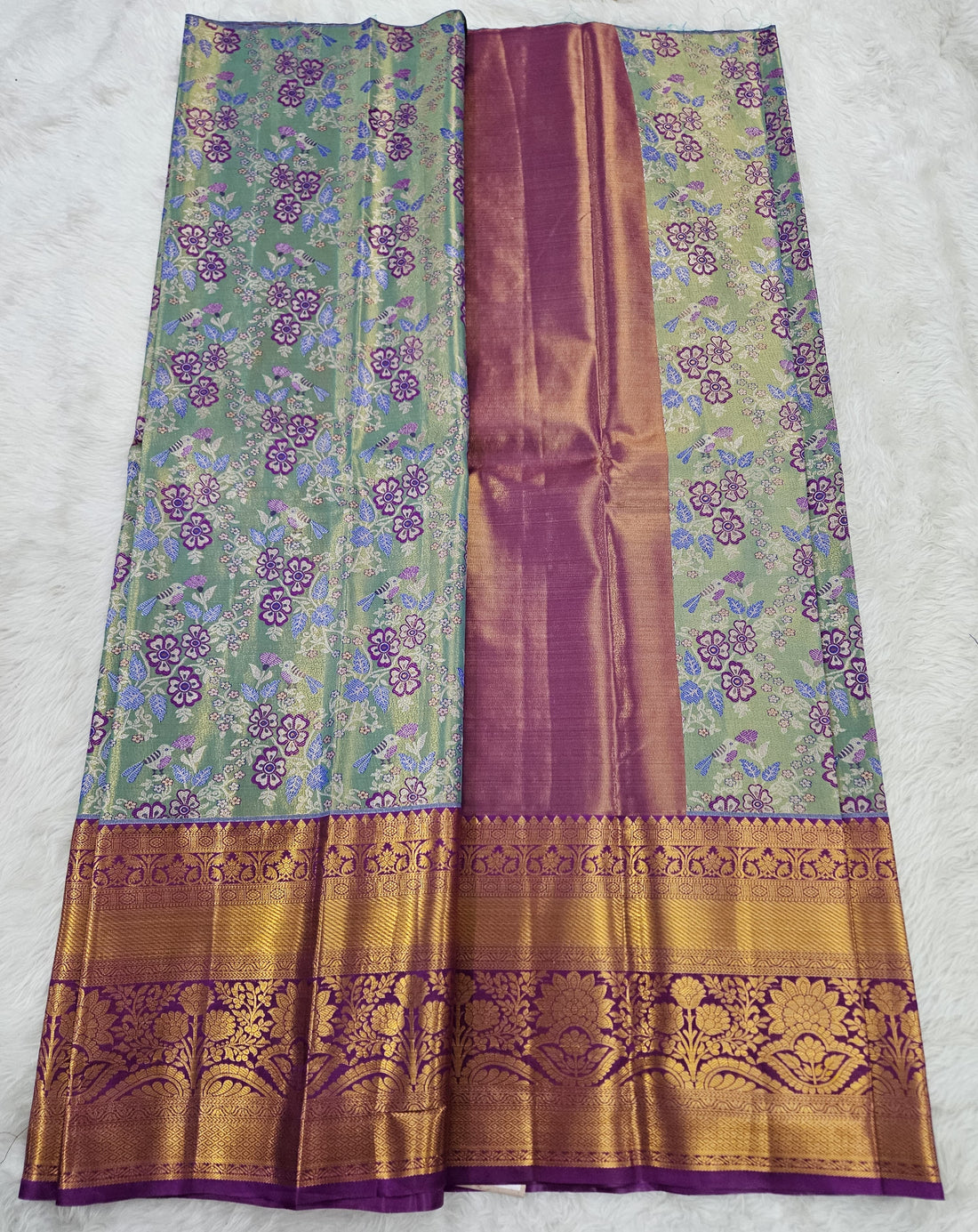 (10+ Year) Lehenga – Unstitched (Blouse + Material)