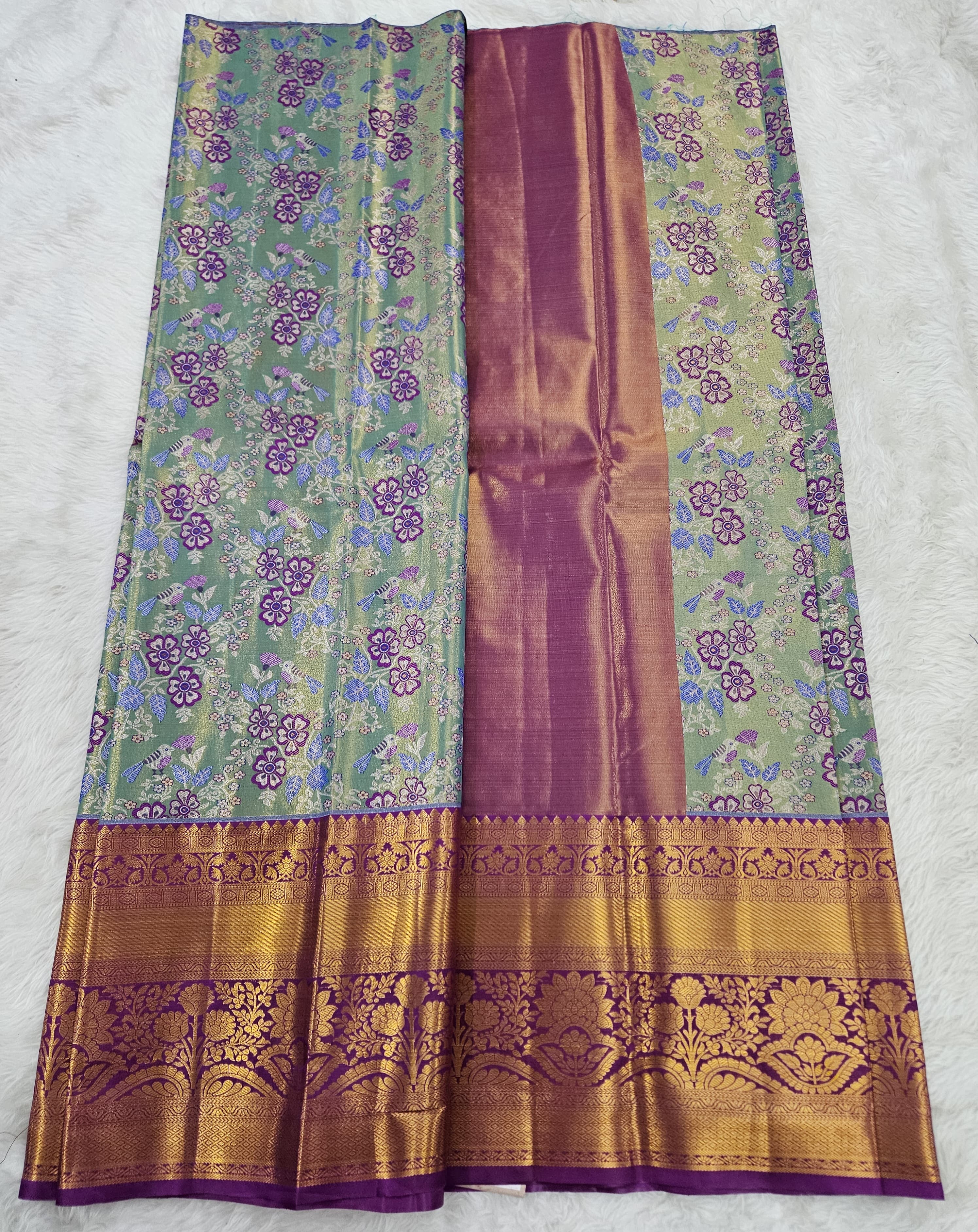 (10+ Year) Lehenga – Unstitched (Blouse + Material)