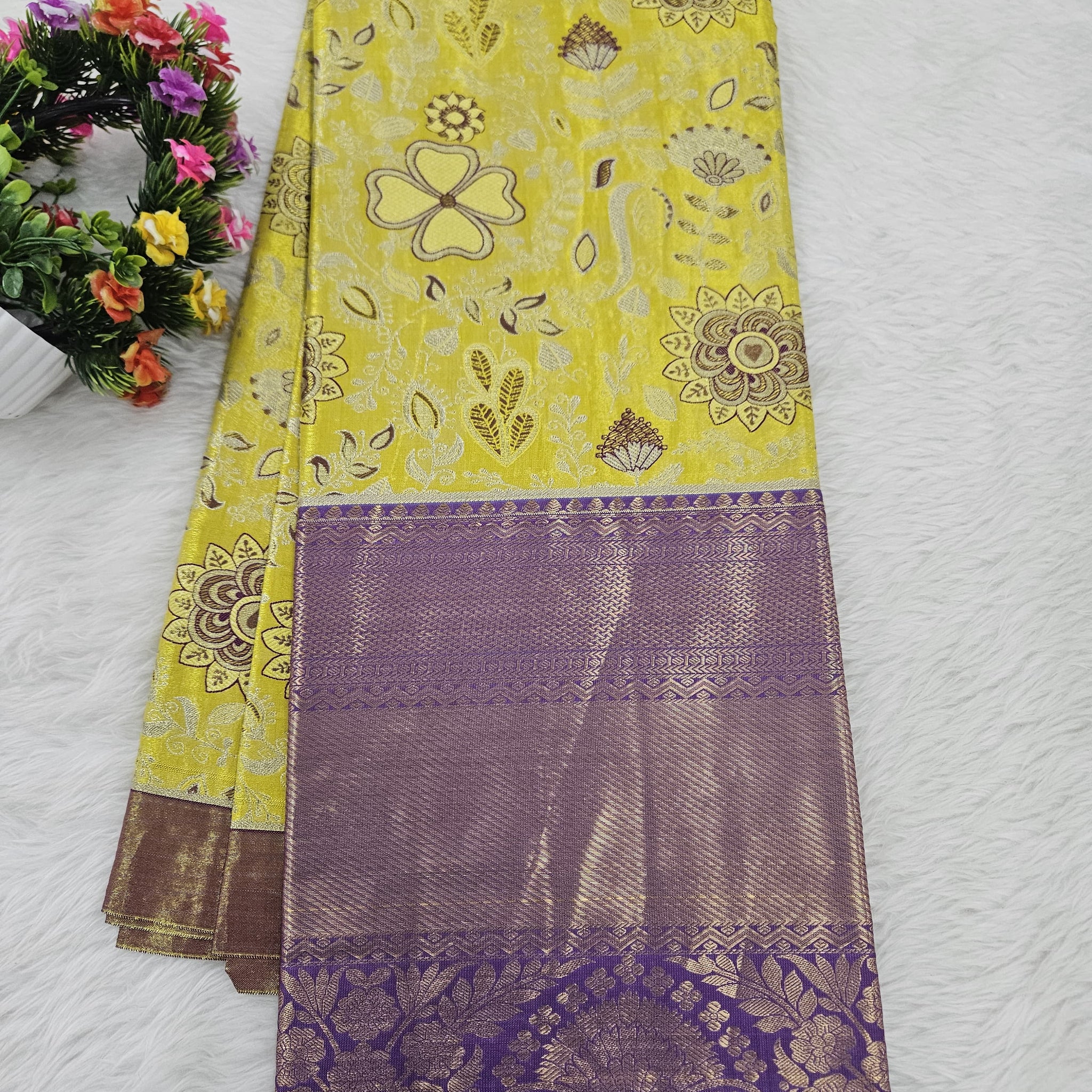 (10+ Year) Lehenga – Unstitched (Blouse + Material)