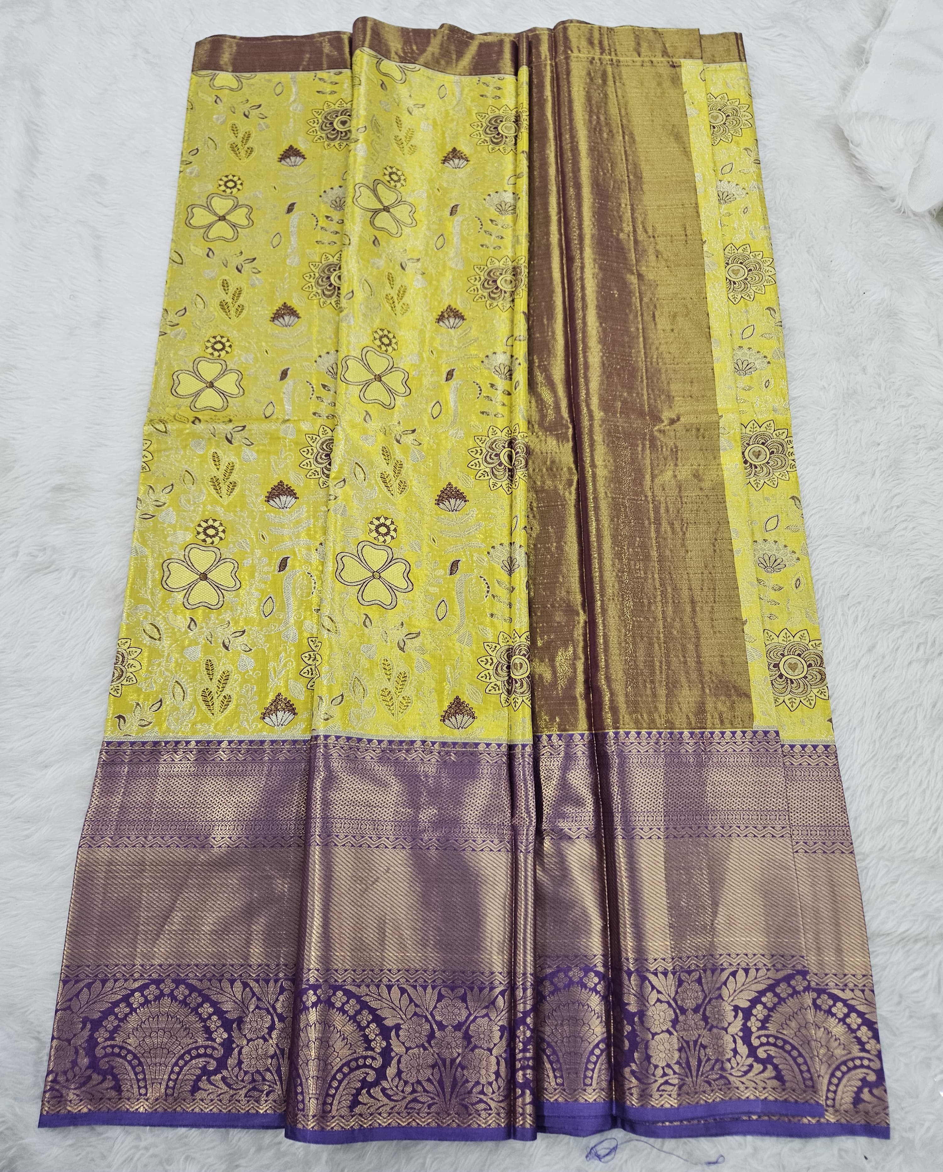 (10+ Year) Lehenga – Unstitched (Blouse + Material)