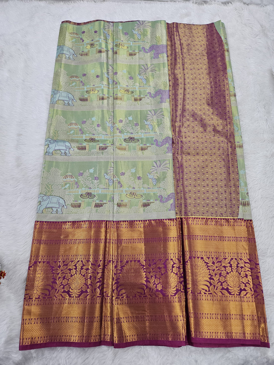 (10+ Year) Lehenga – Unstitched (Blouse + Material)