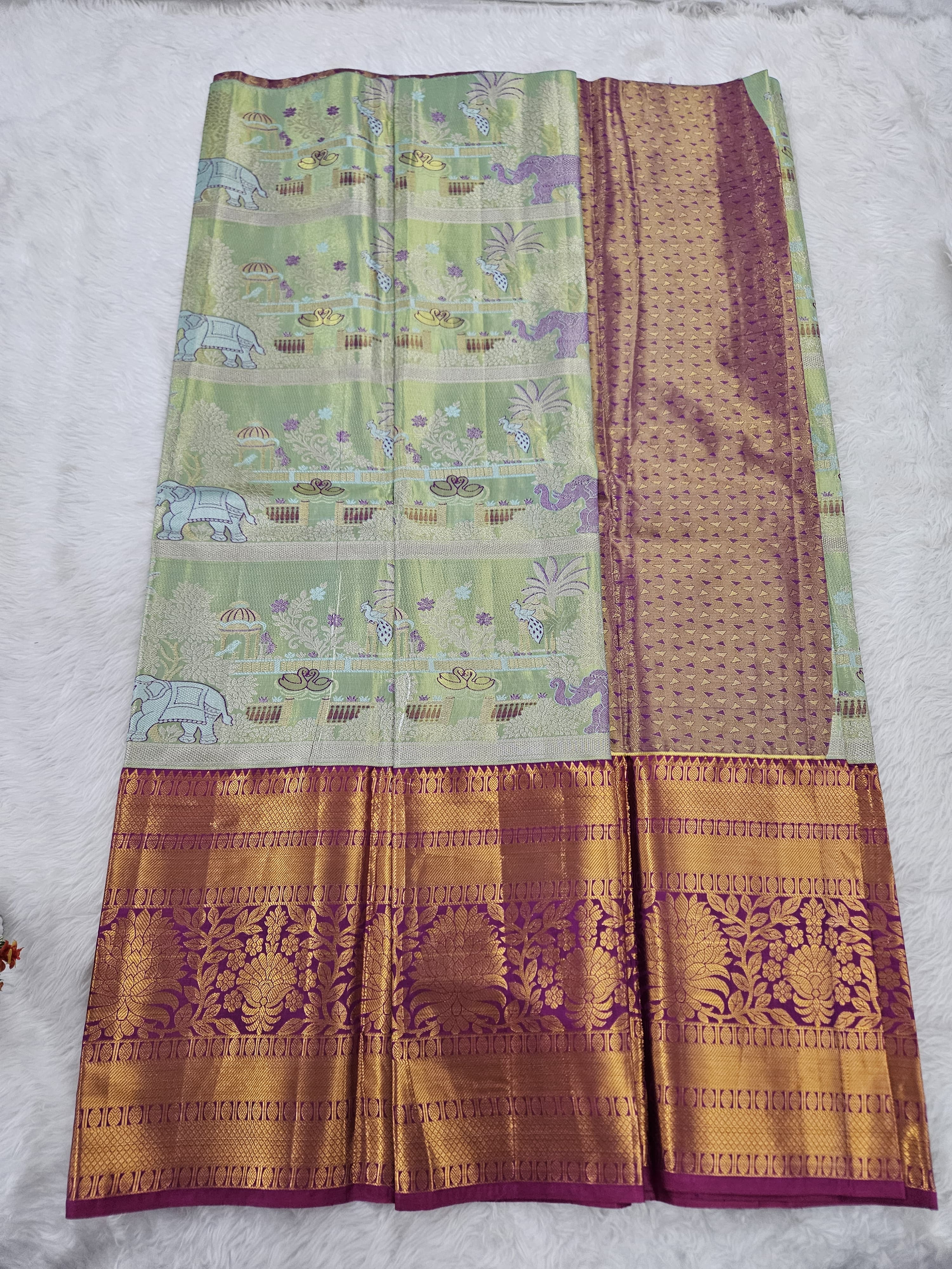 (10+ Year) Lehenga – Unstitched (Blouse + Material)