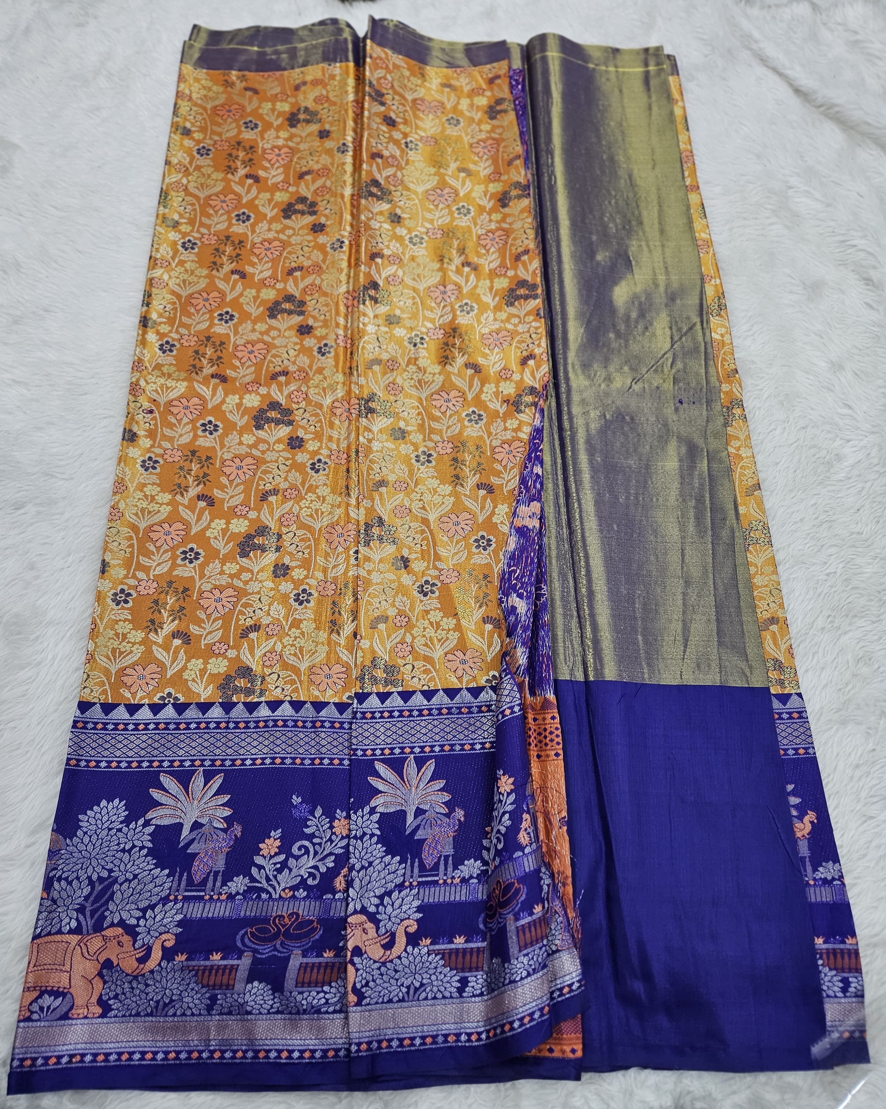 (10+ Year) Lehenga – Unstitched (Blouse + Material)