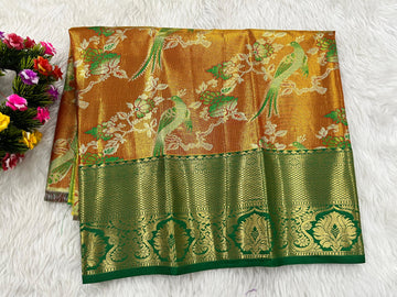 (0–1 Year) Lehenga – Unstitched (Blouse + Material)