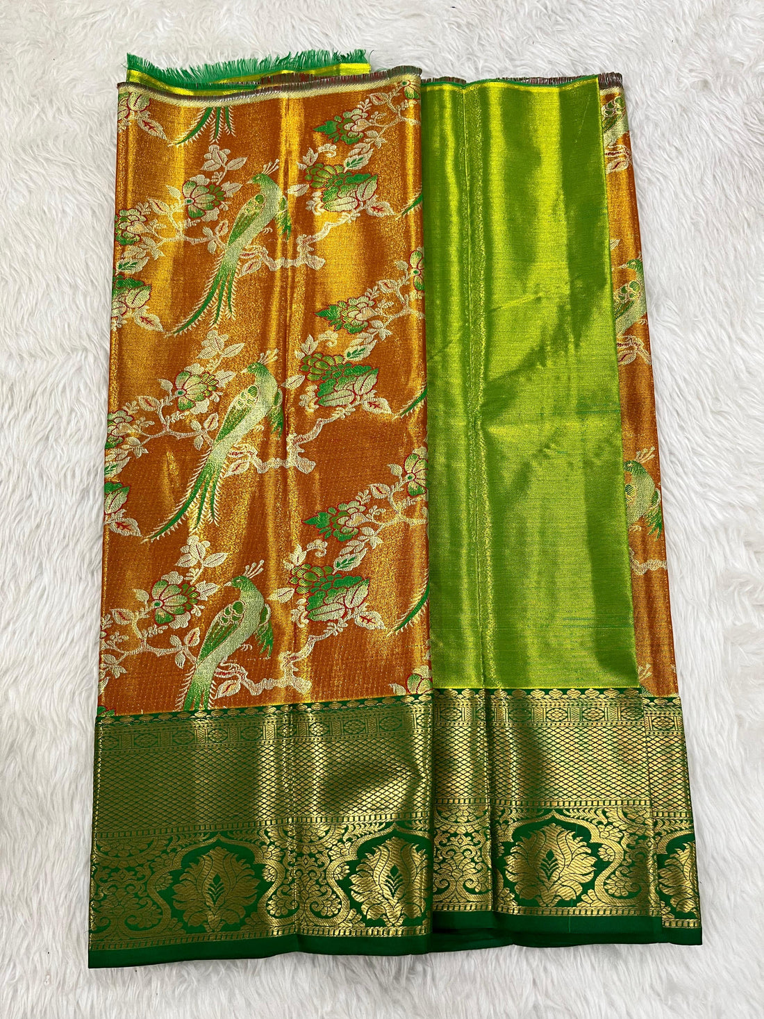 (0–1 Year) Lehenga – Unstitched (Blouse + Material)