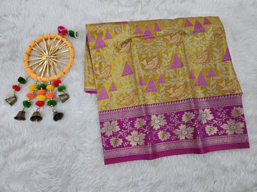 (0–1 Year) Lehenga – Unstitched (Blouse + Material)