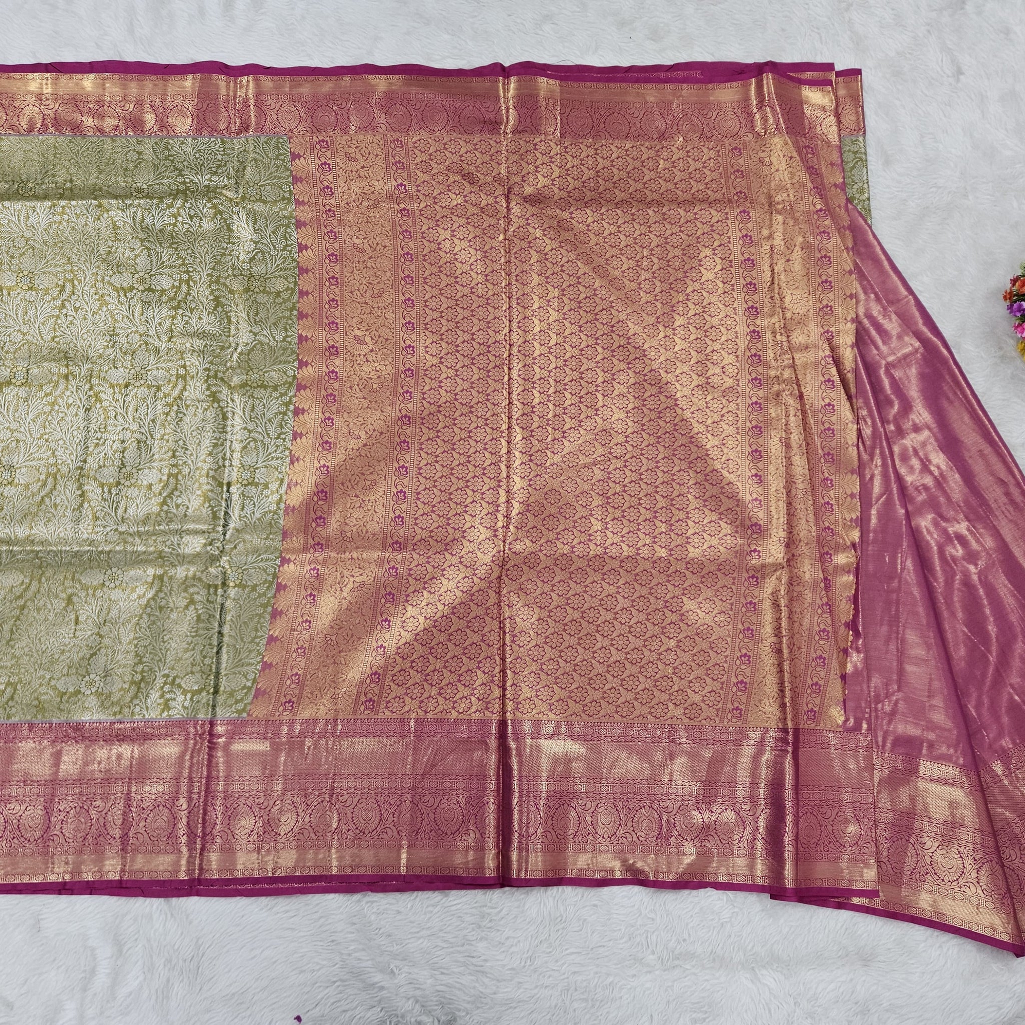 Semi kanchipattu saree