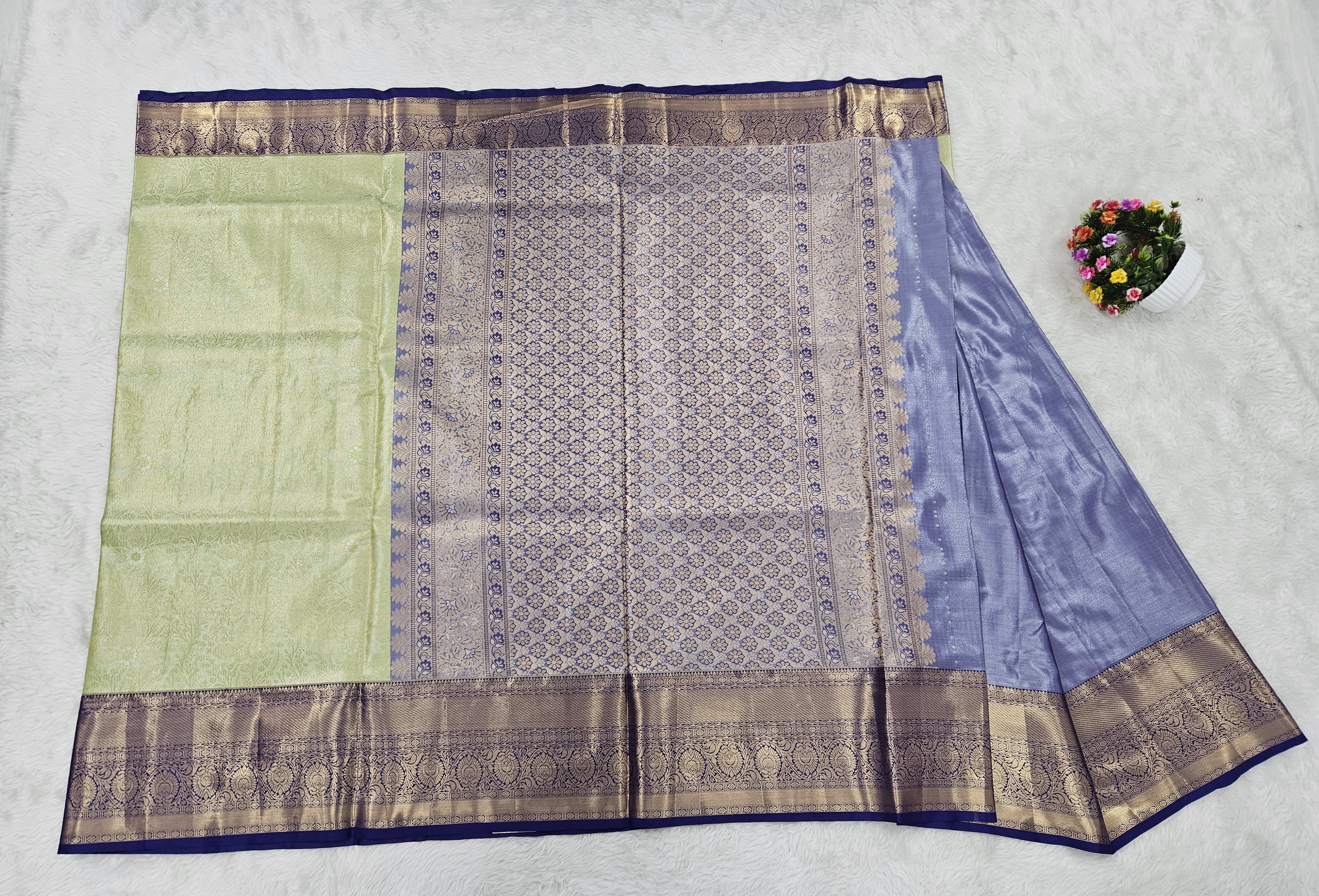 Semi kanchipattu saree