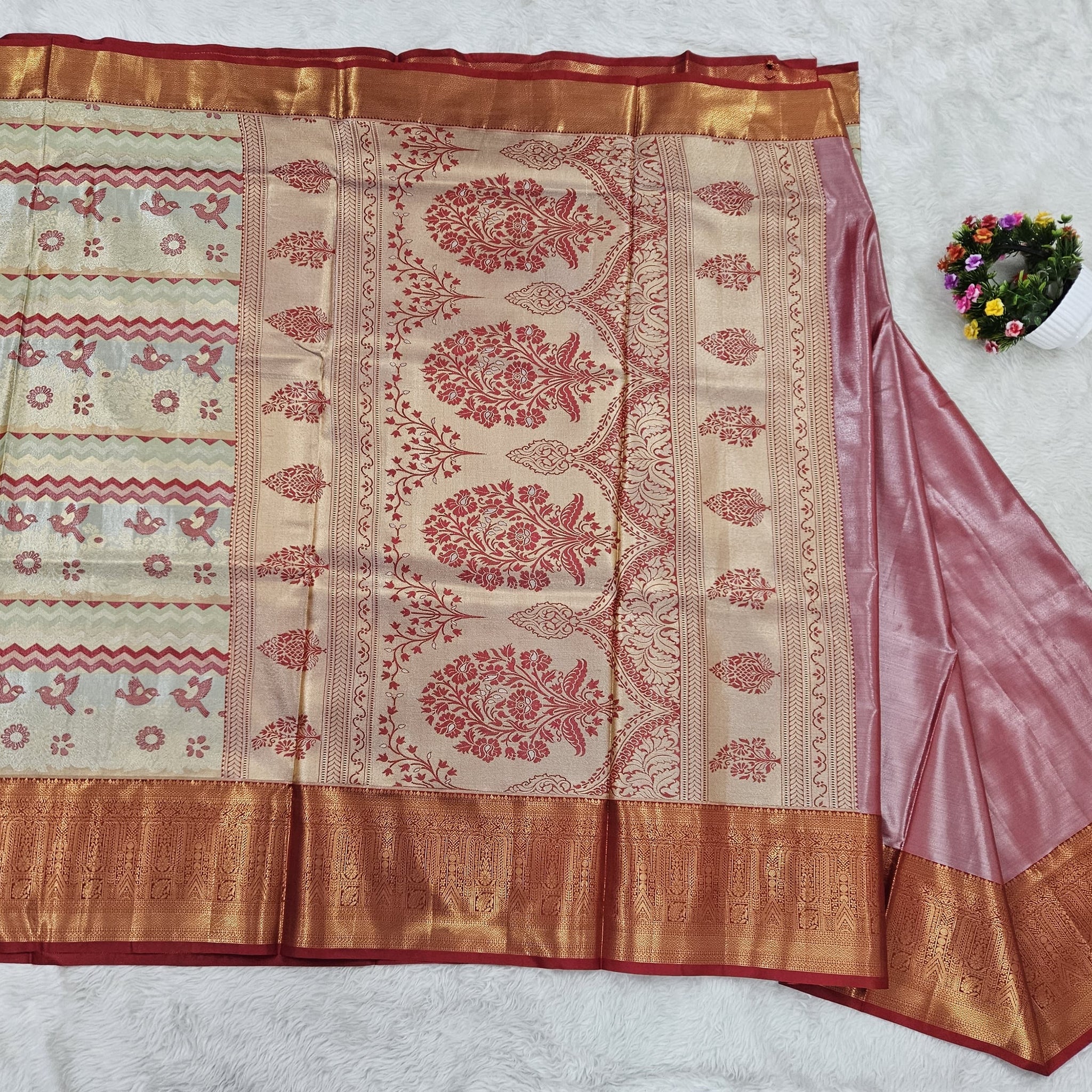 Semi kanchipattu saree
