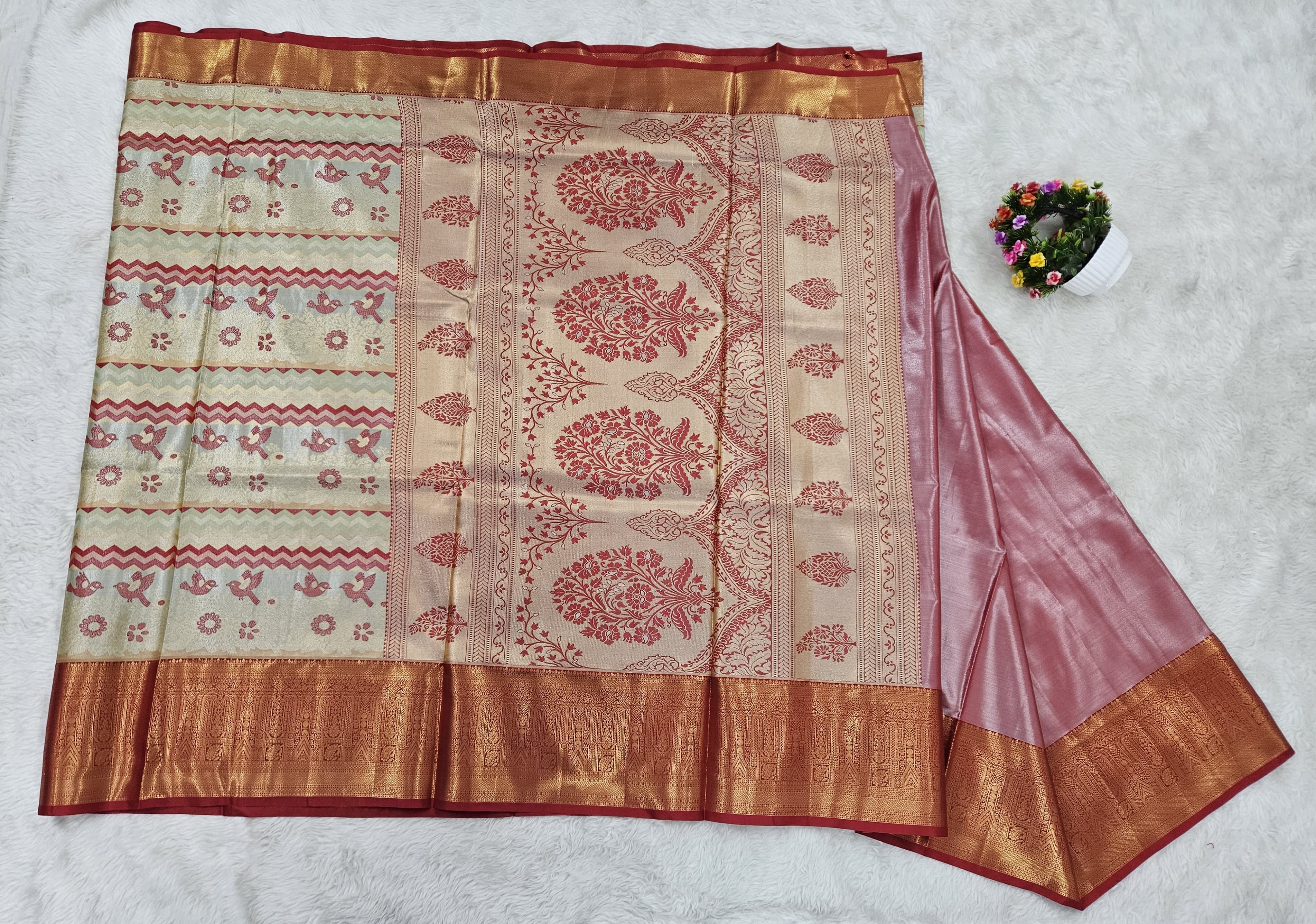 Semi kanchipattu saree