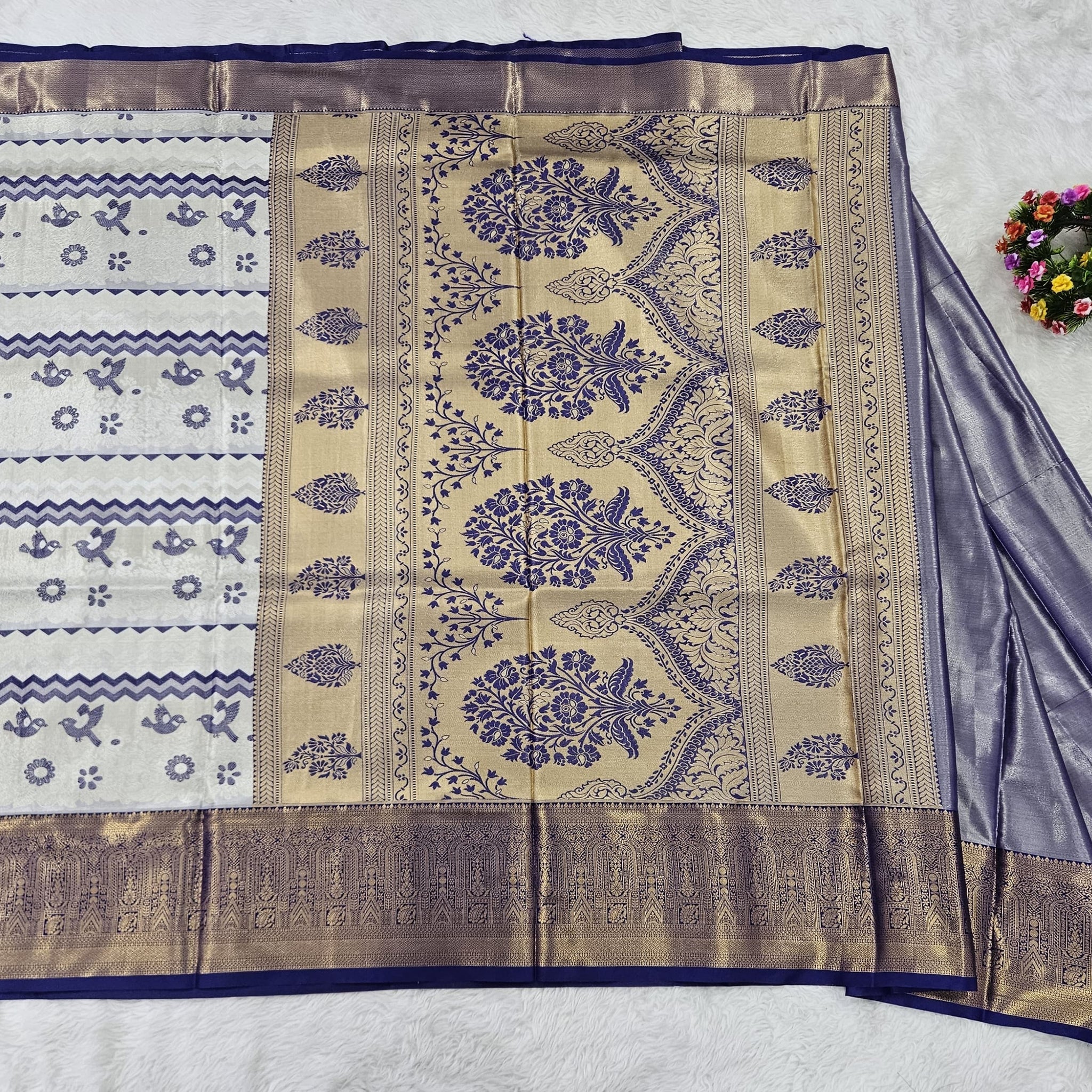 Semi kanchipattu saree