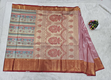 Semi kanchipattu saree