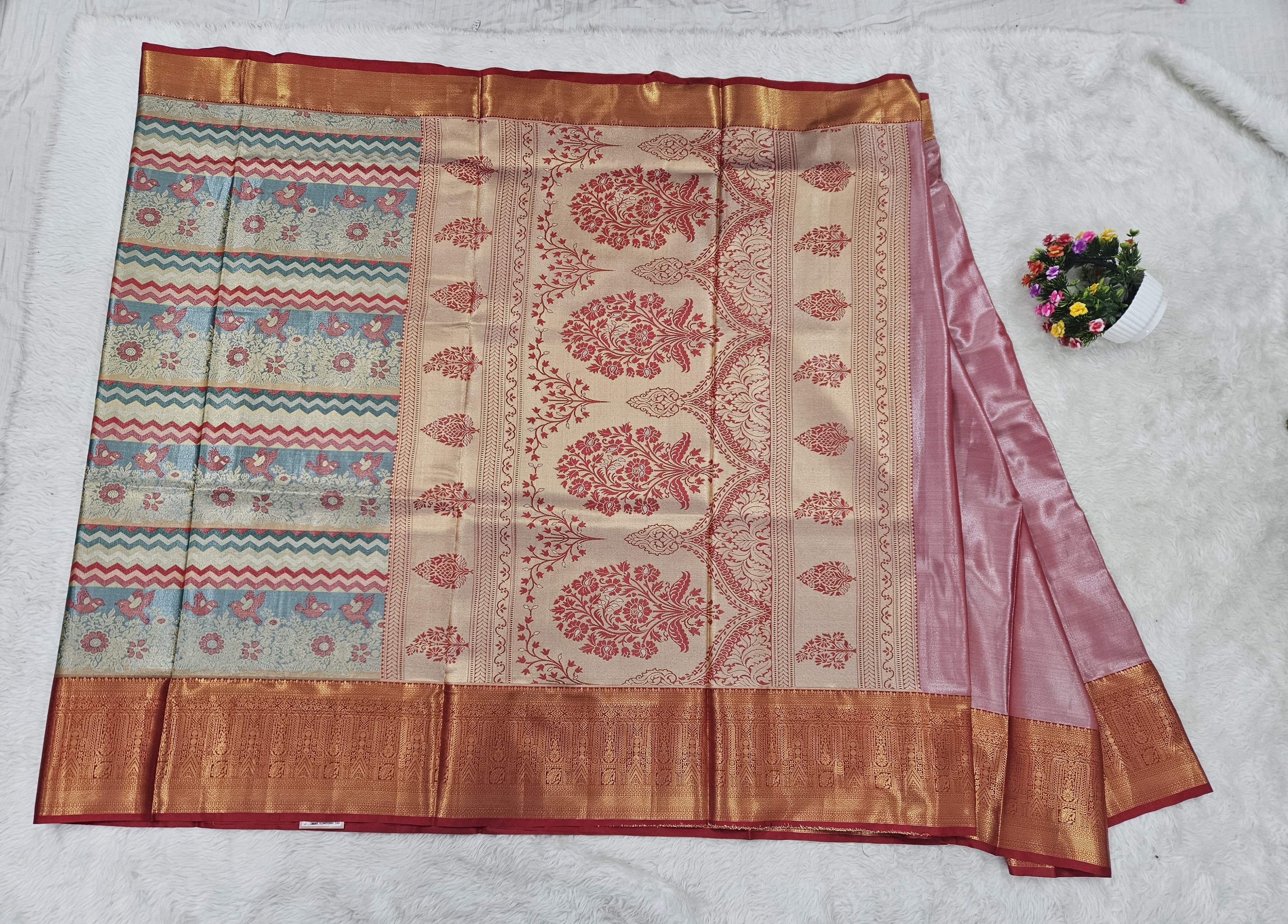 Semi kanchipattu saree